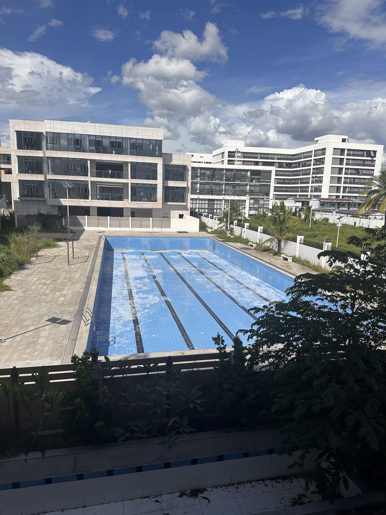 Olympic-size pool inside the POGO compound in Bamban, Tarlac