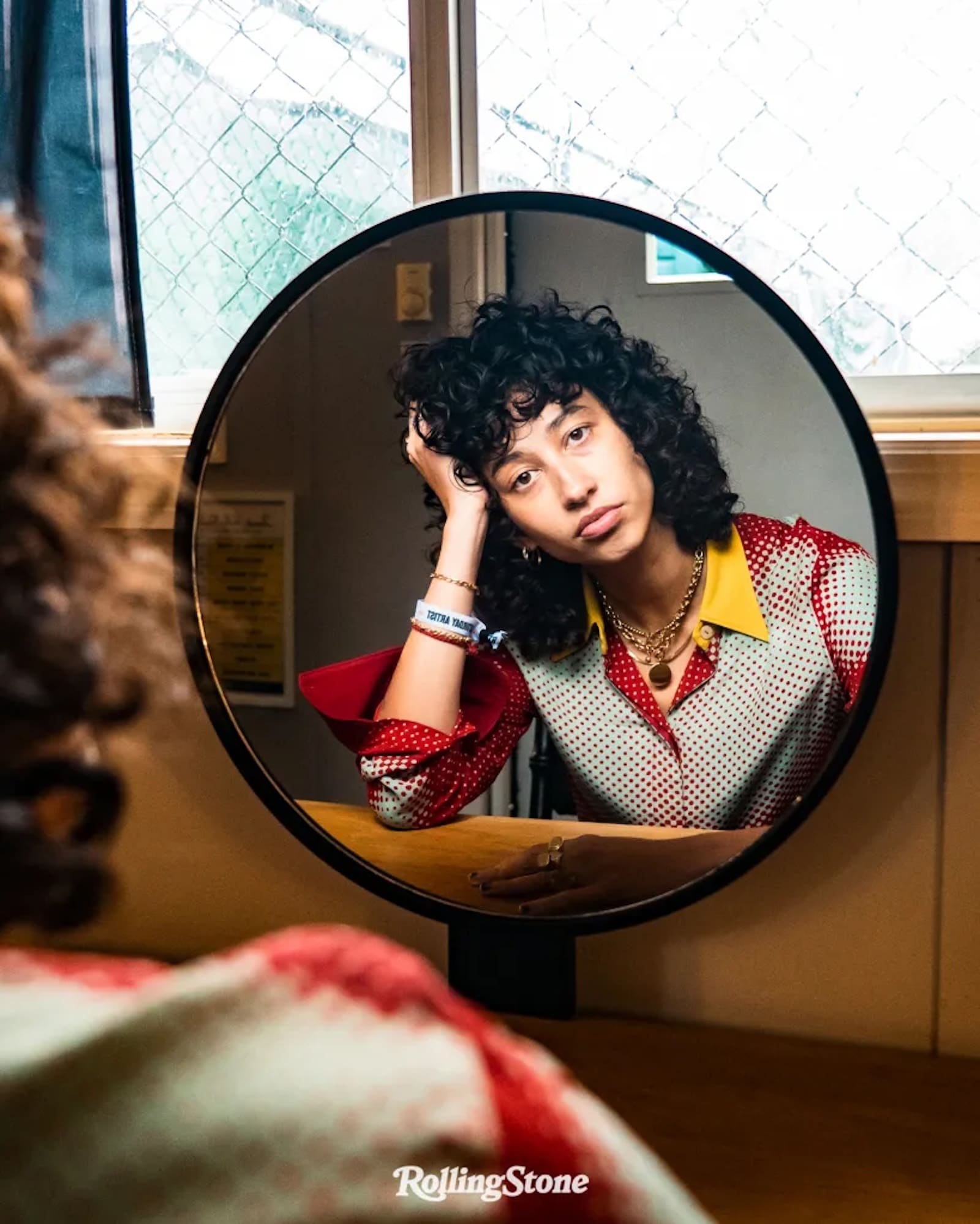 Towa Bird in her trailer at All Things Go Maria-Juliana Rojas for Rolling Stone