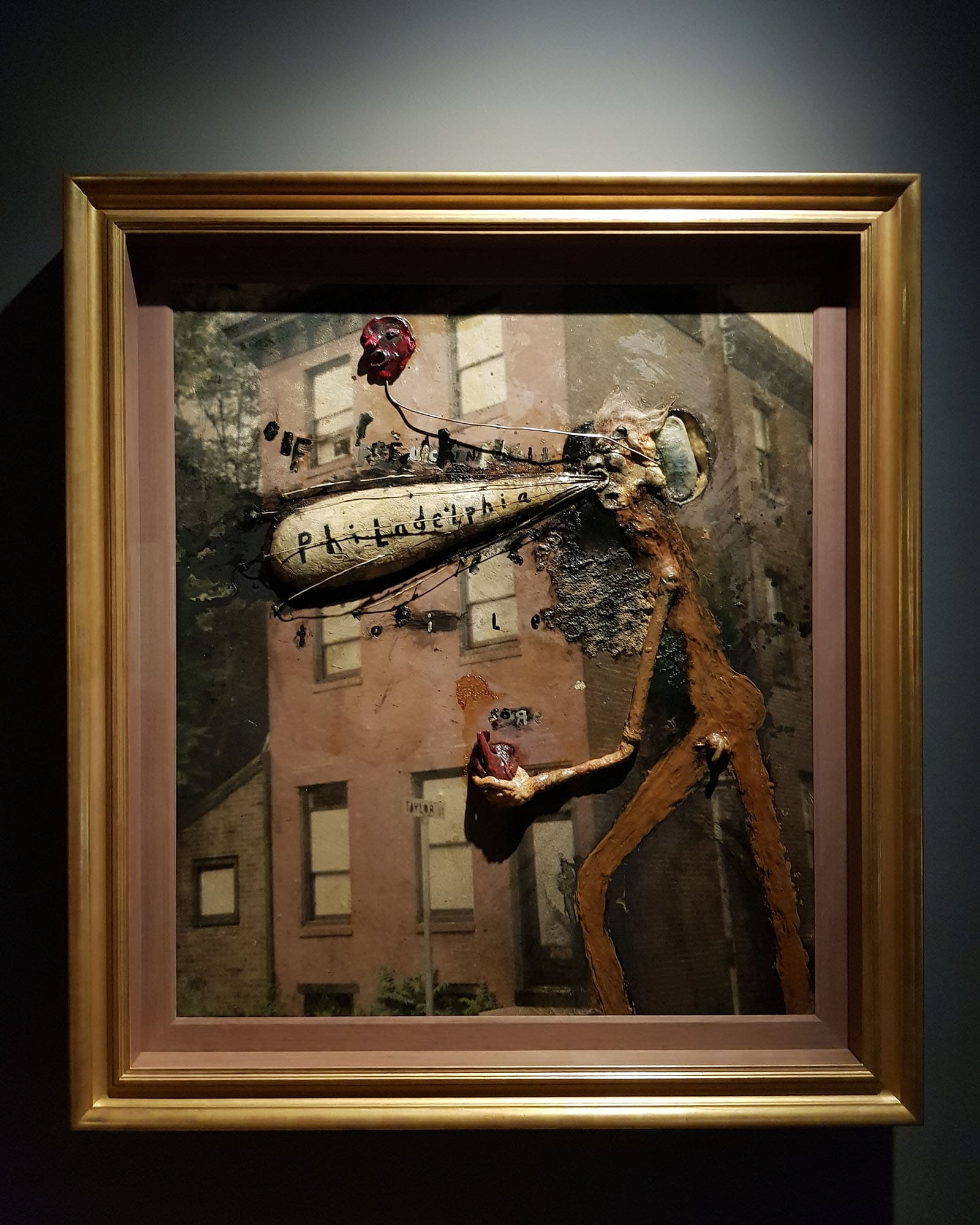 A painting titled Philadelphia by David Lynch, shot by Sai Versailles