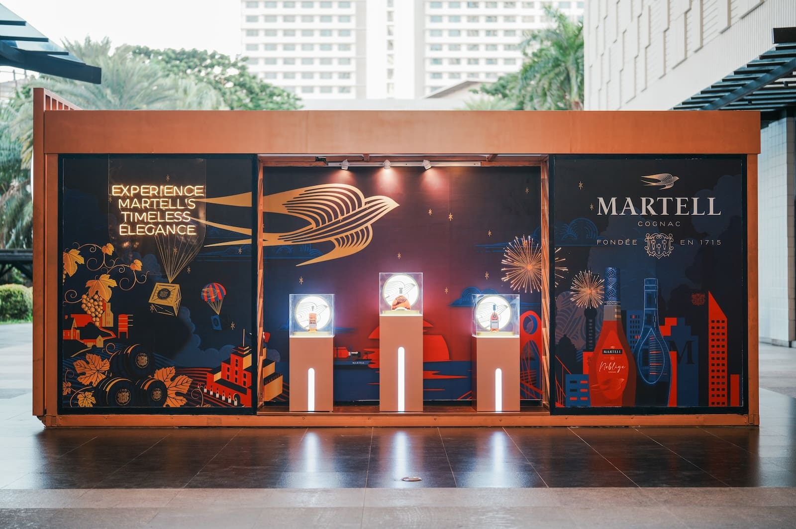 Martell cognac greenbelt 5 popup
