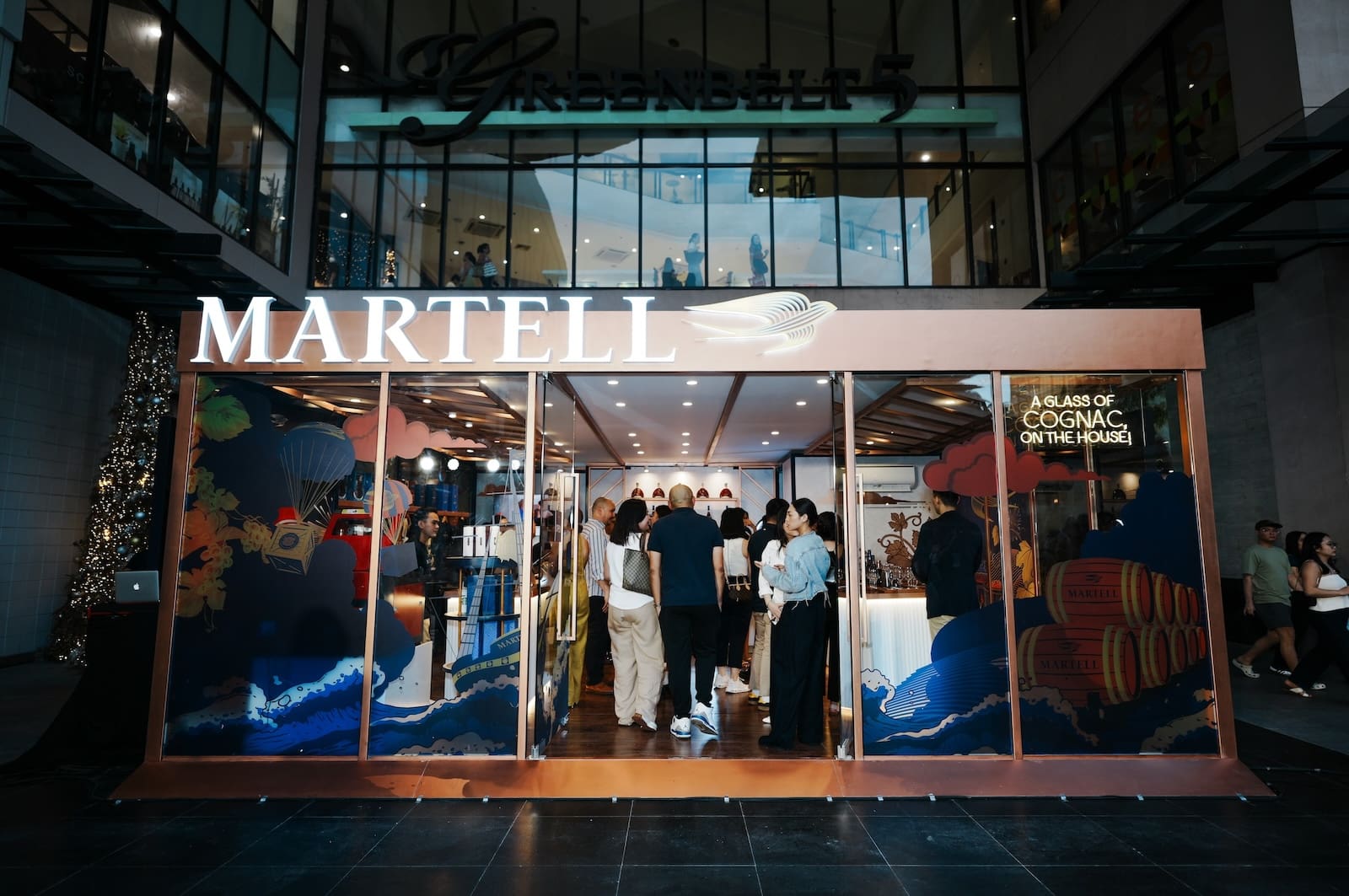 Martell cognac greenbelt 5 popup