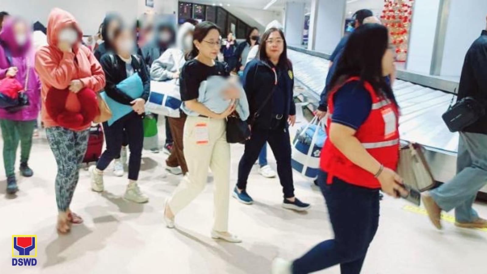 surrogate mothers arriving in ninoy aquino international airport philippines dswd