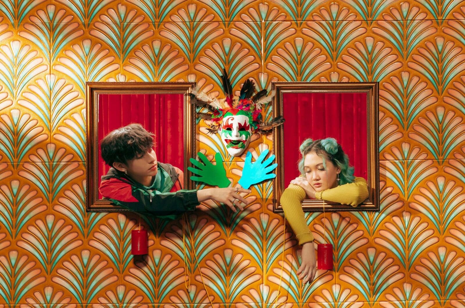 album cover for sampung mga daliri by sb19's justin and. dwta