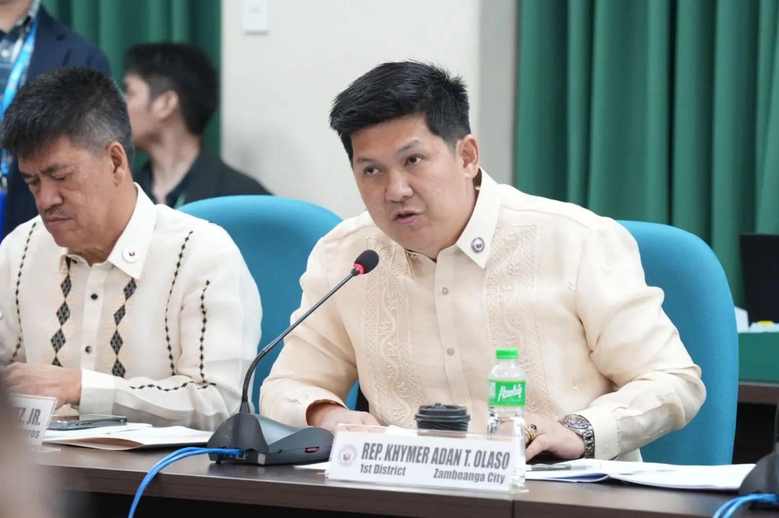 Zamboanga 1st District Representative Khymer Adan Olaso