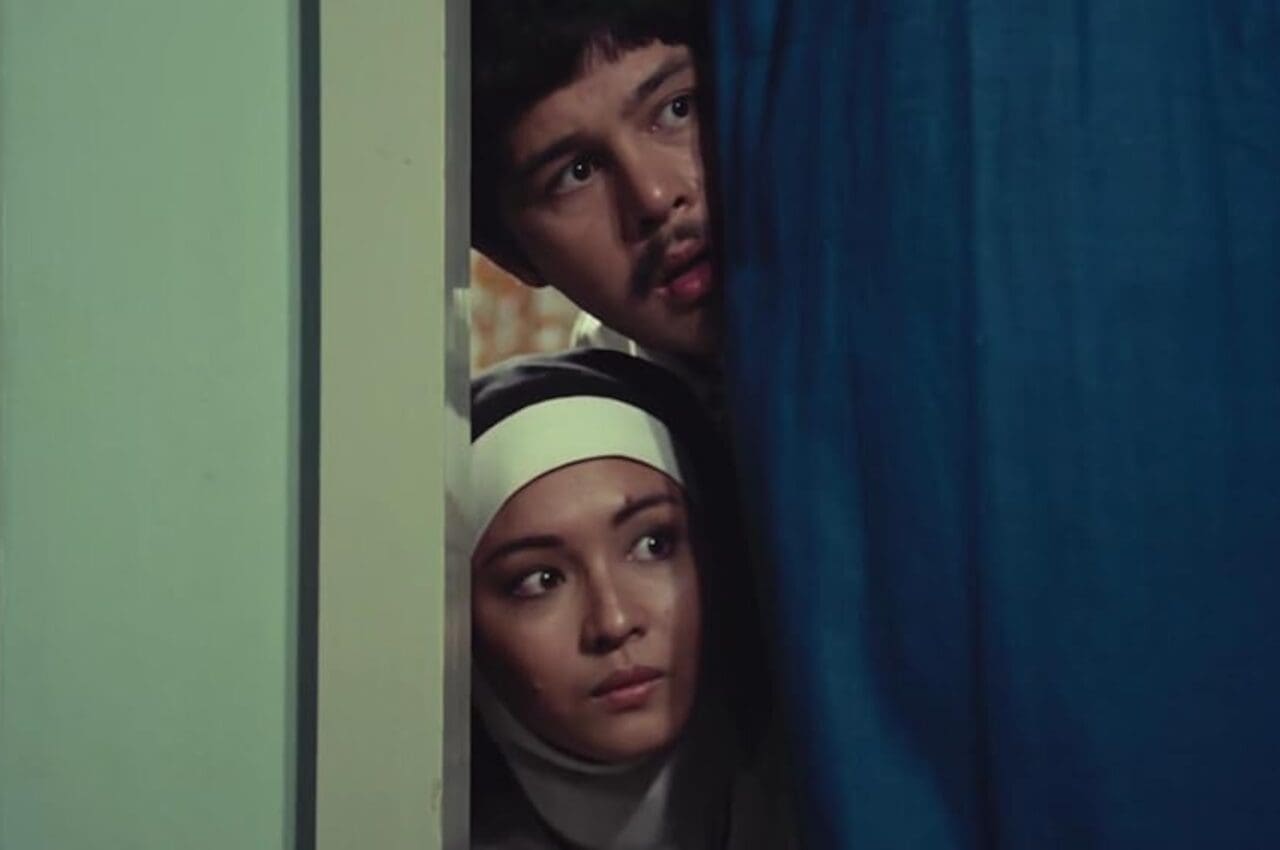 Actor Christopher de Leon and Charo Santos in Mike De Leon’s film 