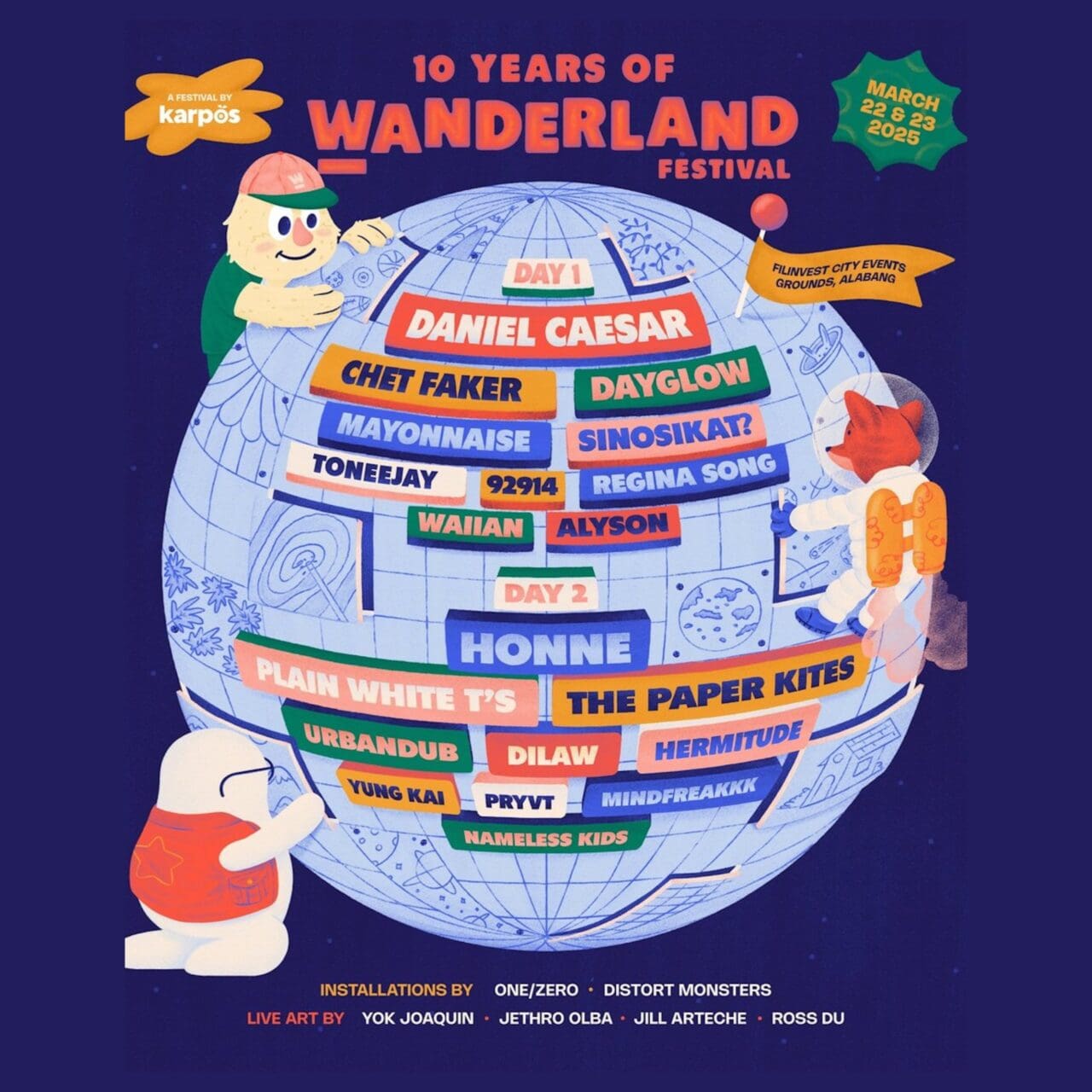 wanderland 2025 daniel caesar honne