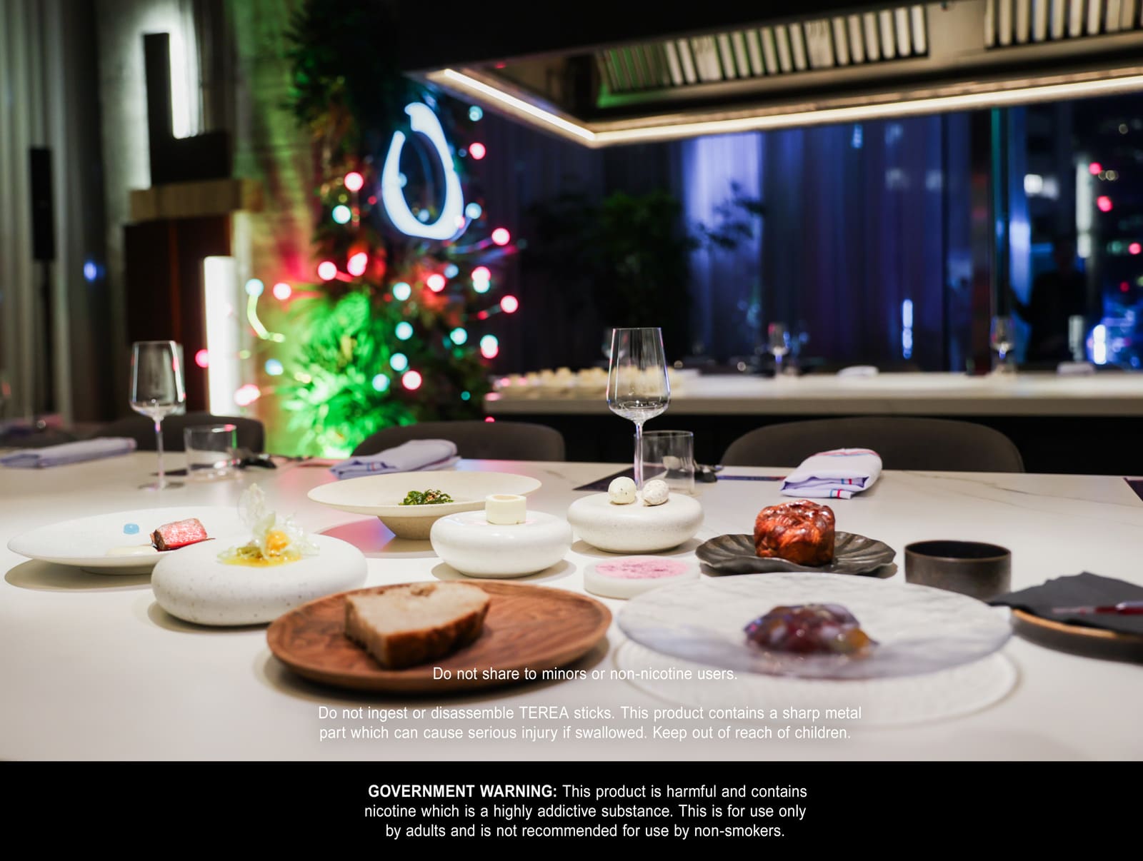 six-course menu by chef Josh Boutwood helm IQOS