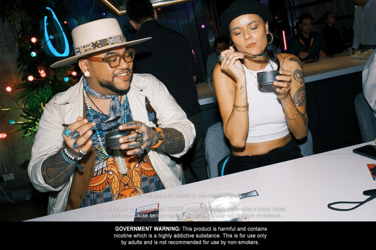 six-course menu by chef Josh Boutwood helm IQOS dinners