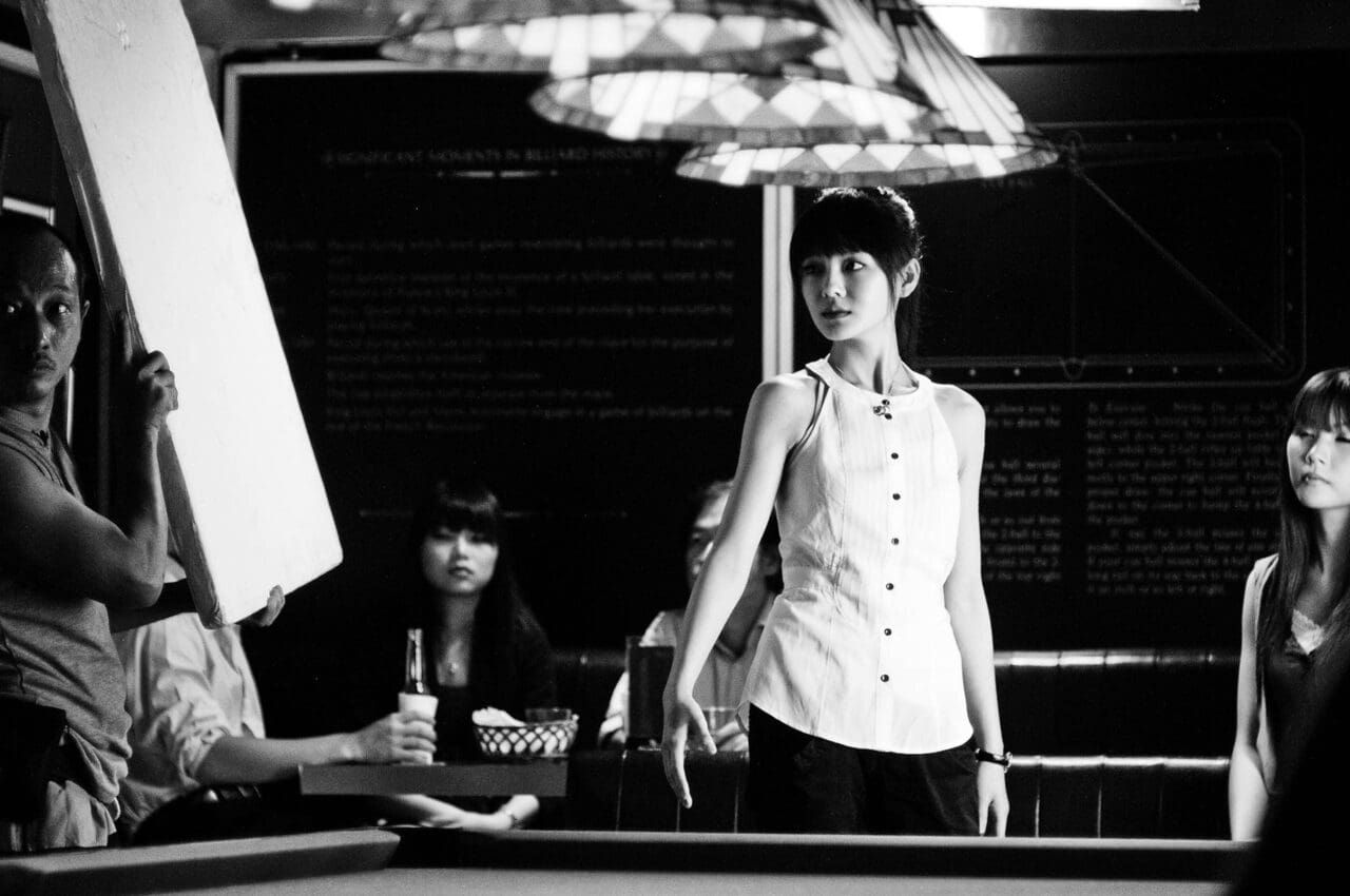 barbie hsu on location for film MOTORWAY 車手