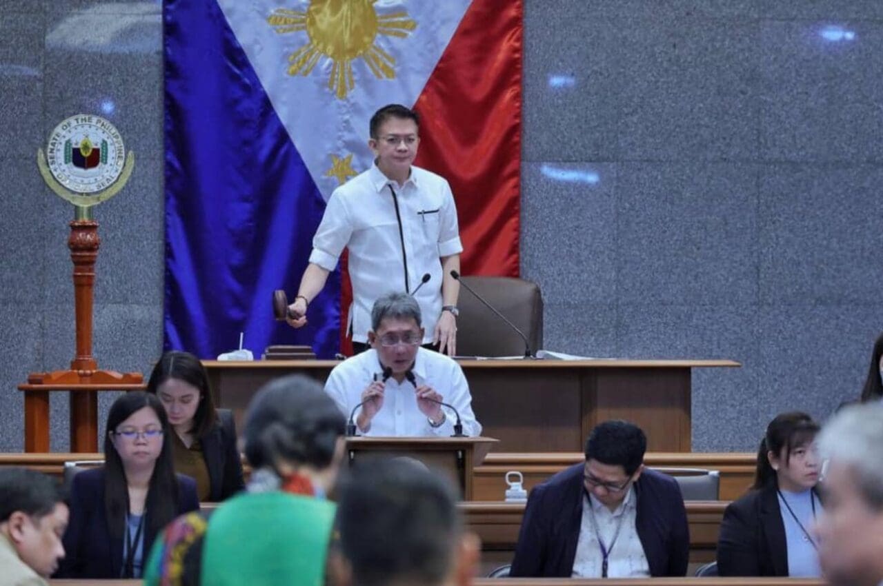 escudero adjourns session senate