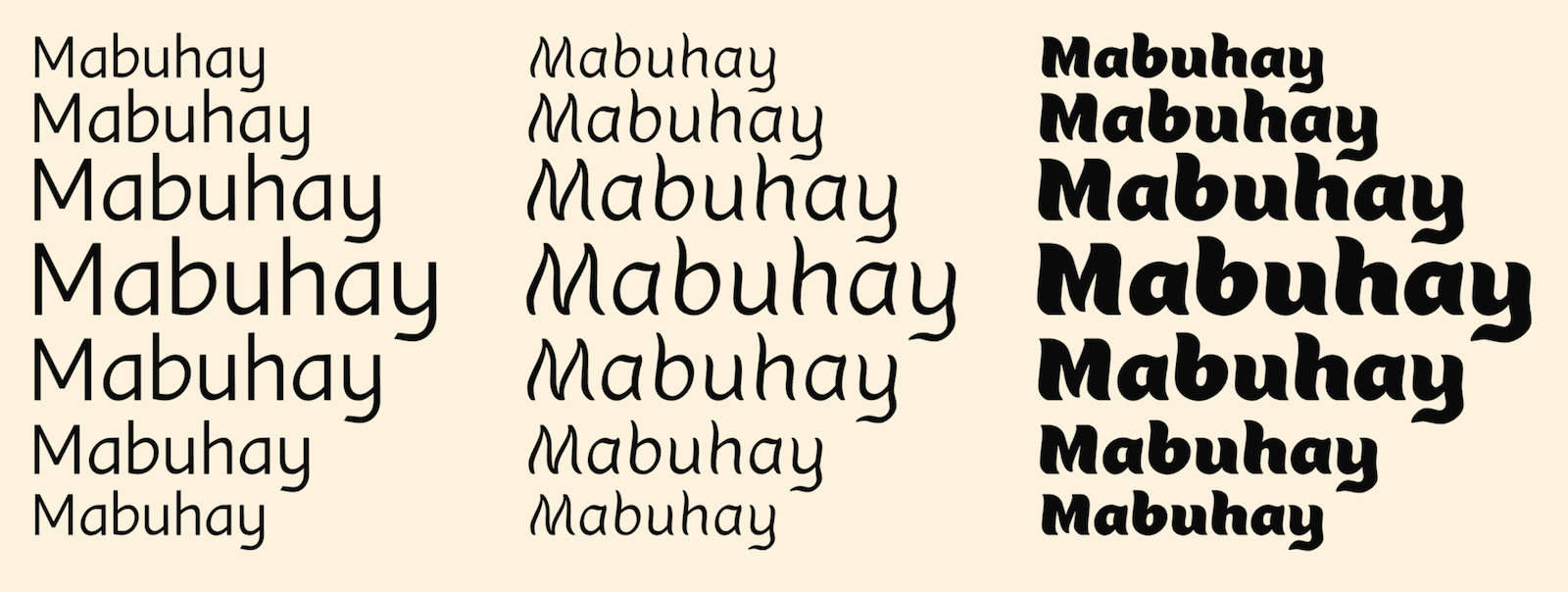 filipino typography