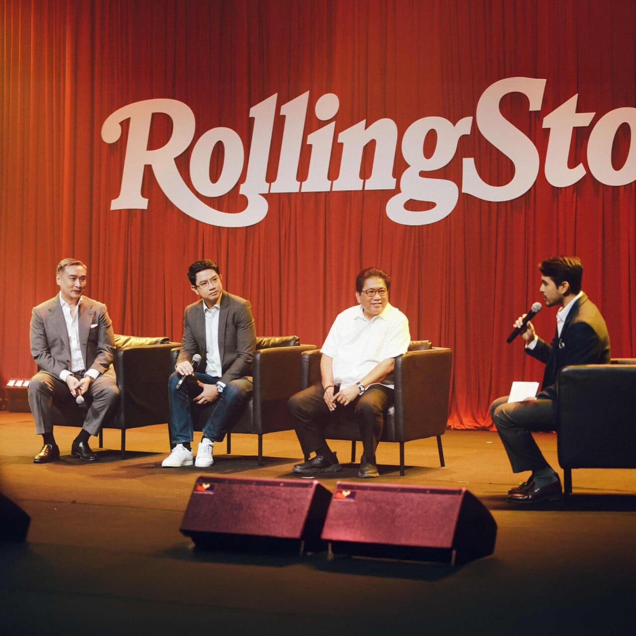 Atom Araullo, Ricky Carandang, Ivan Mayrina, and Sonny Coloma