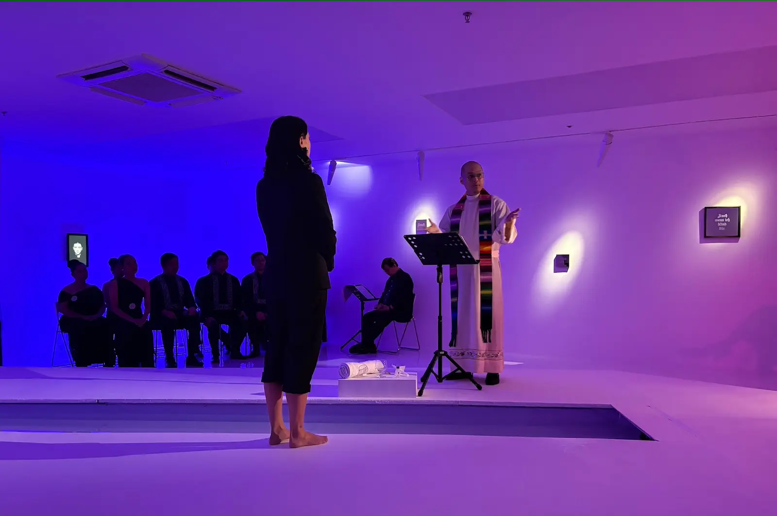 Artist Silke Lapina renewal of baptism father joseph san jose of mcc open table