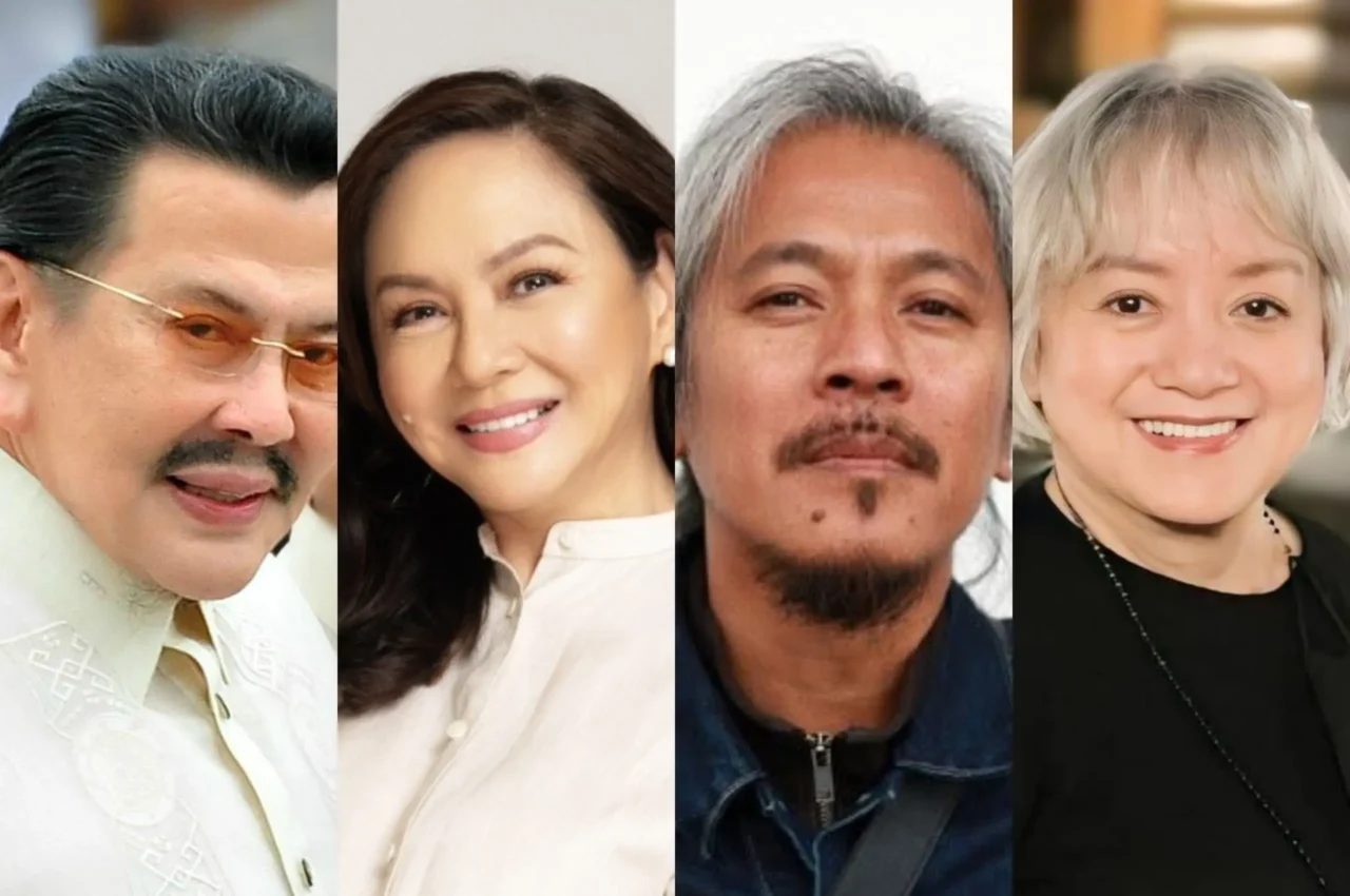 erap estrada, charo santos-concio, lav diaz, laurice guillen