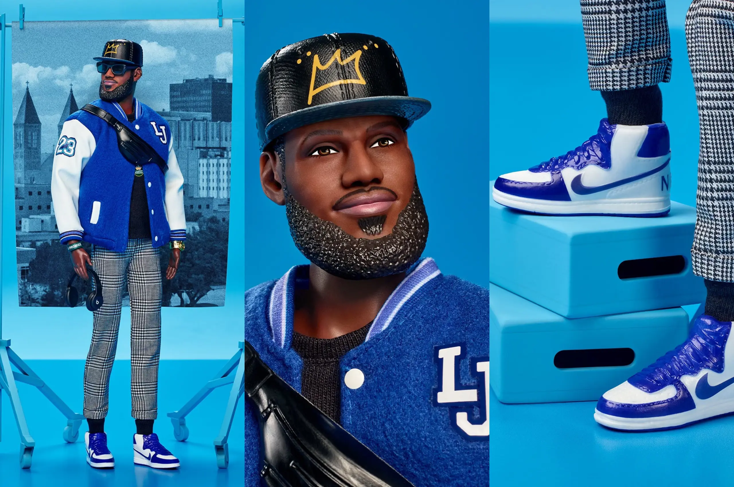 lebron james mattel ken doll barbie
