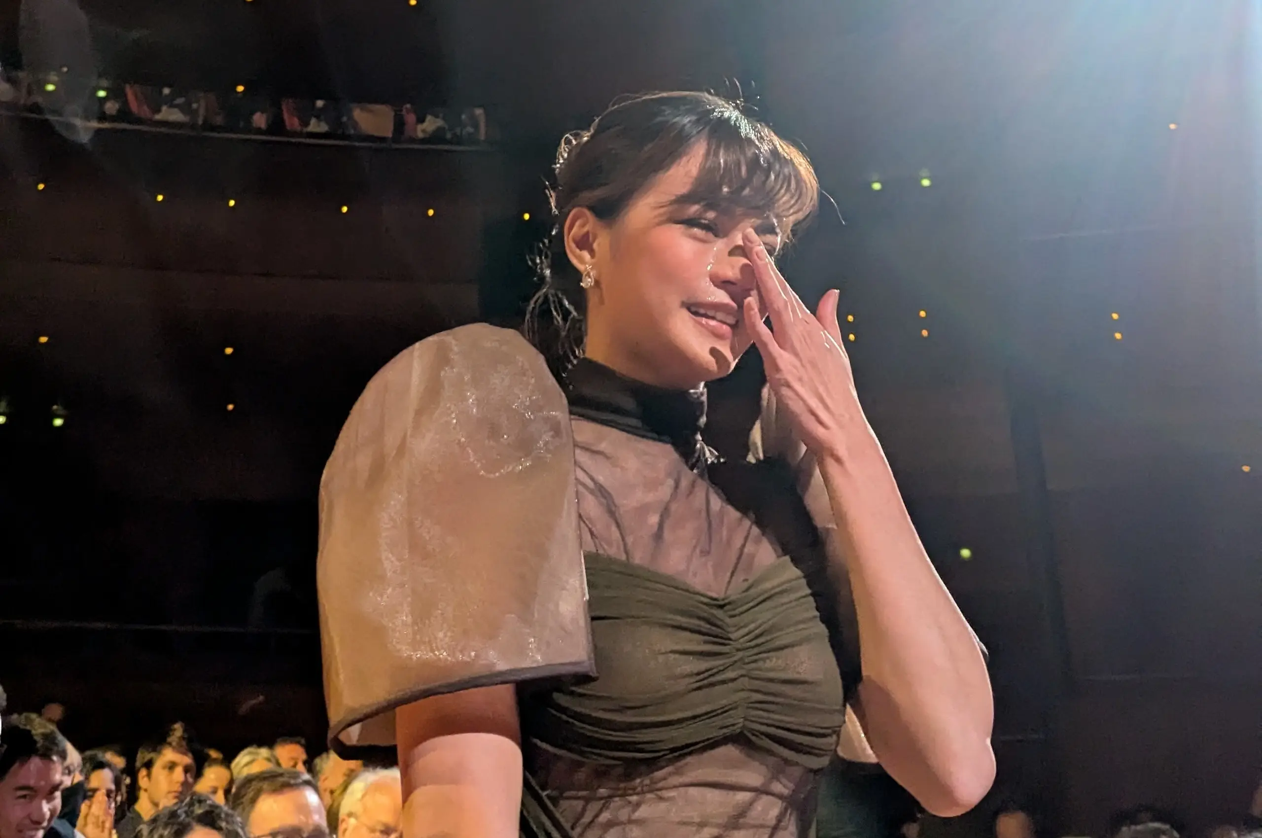 maris racal crying sunshine premier italy 1