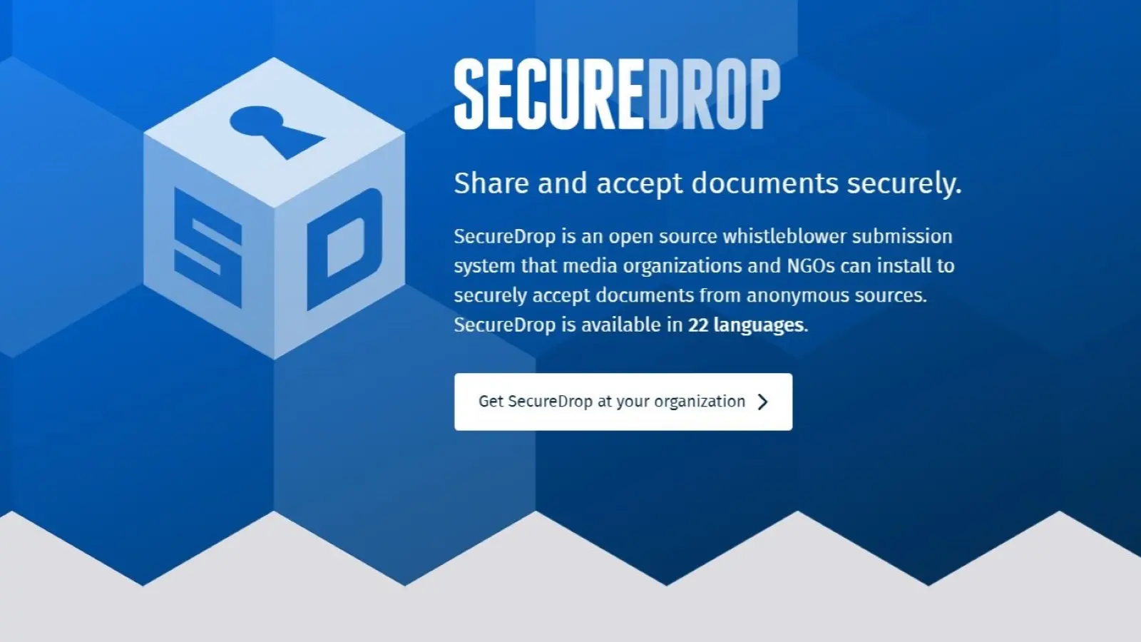 securedrop private file sharing