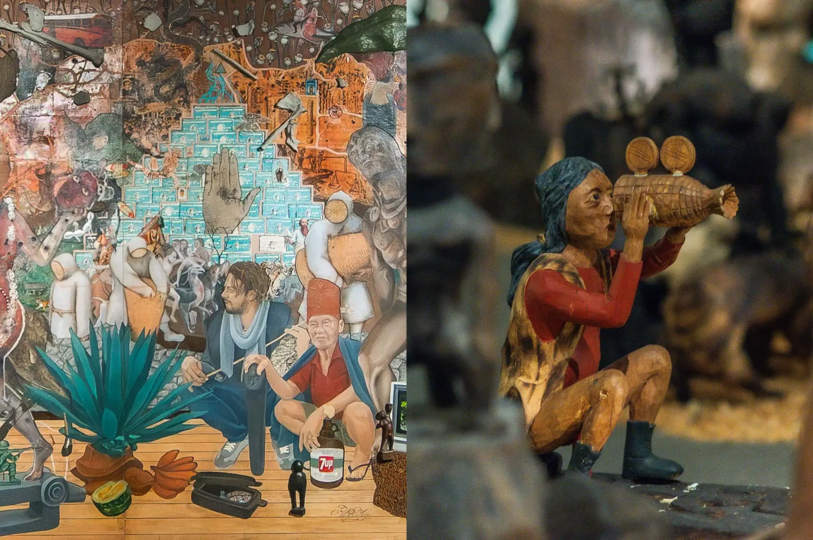 baguio art ateneo art gallery Gongs. Smoke. Blood. Earth. exhibit