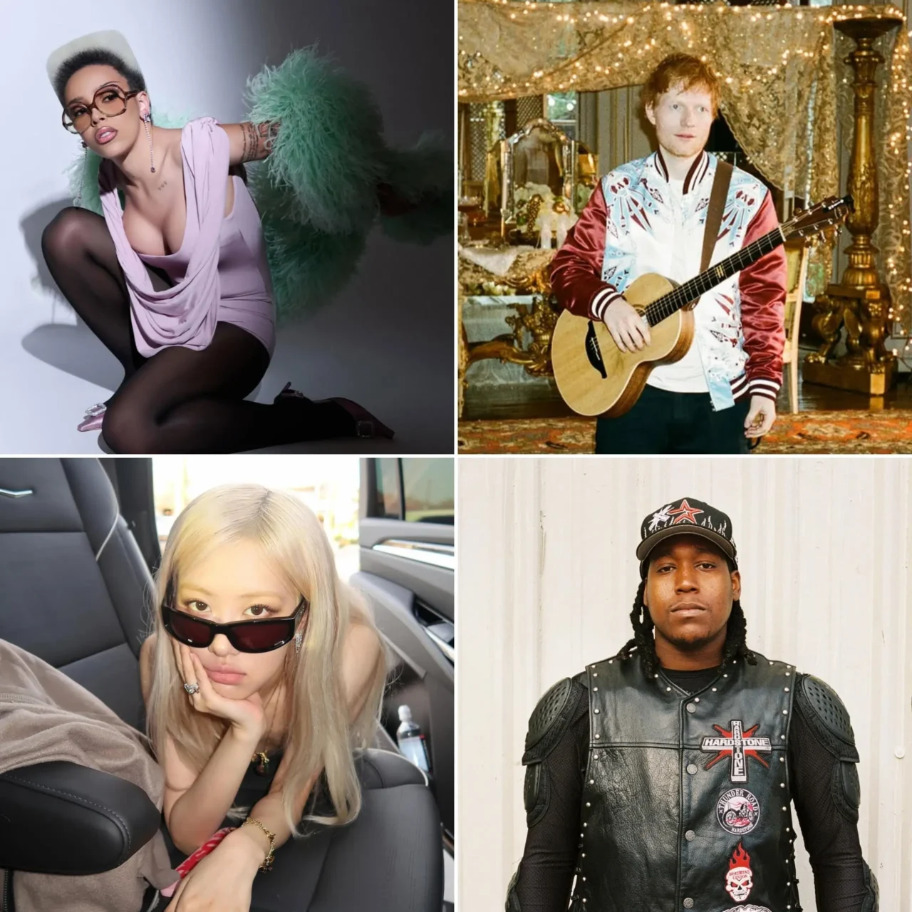 Doja Cat, Ed Sheeran, ROSE, Don Toliver