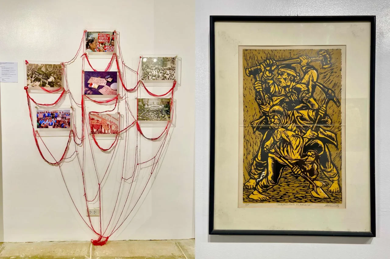 dinadala exhibit philippine labor movement archive neil doloricon