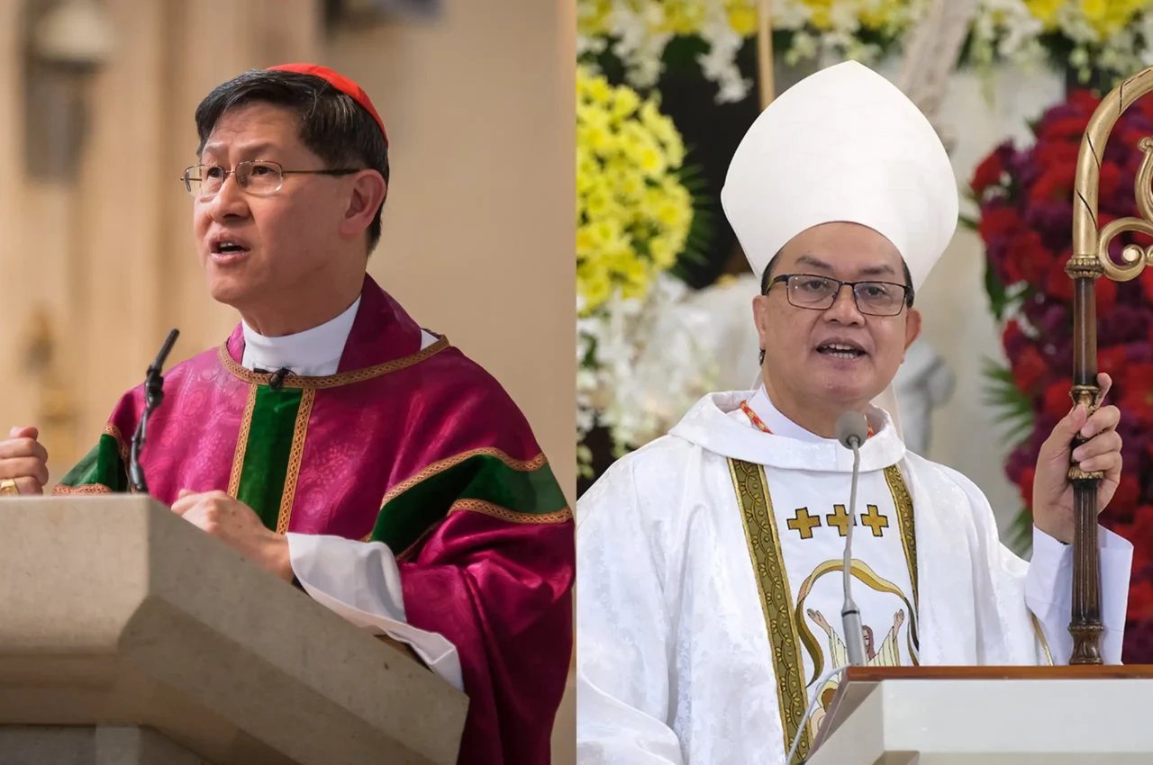 cardinal luis antonio tagle and pablo virgilio david