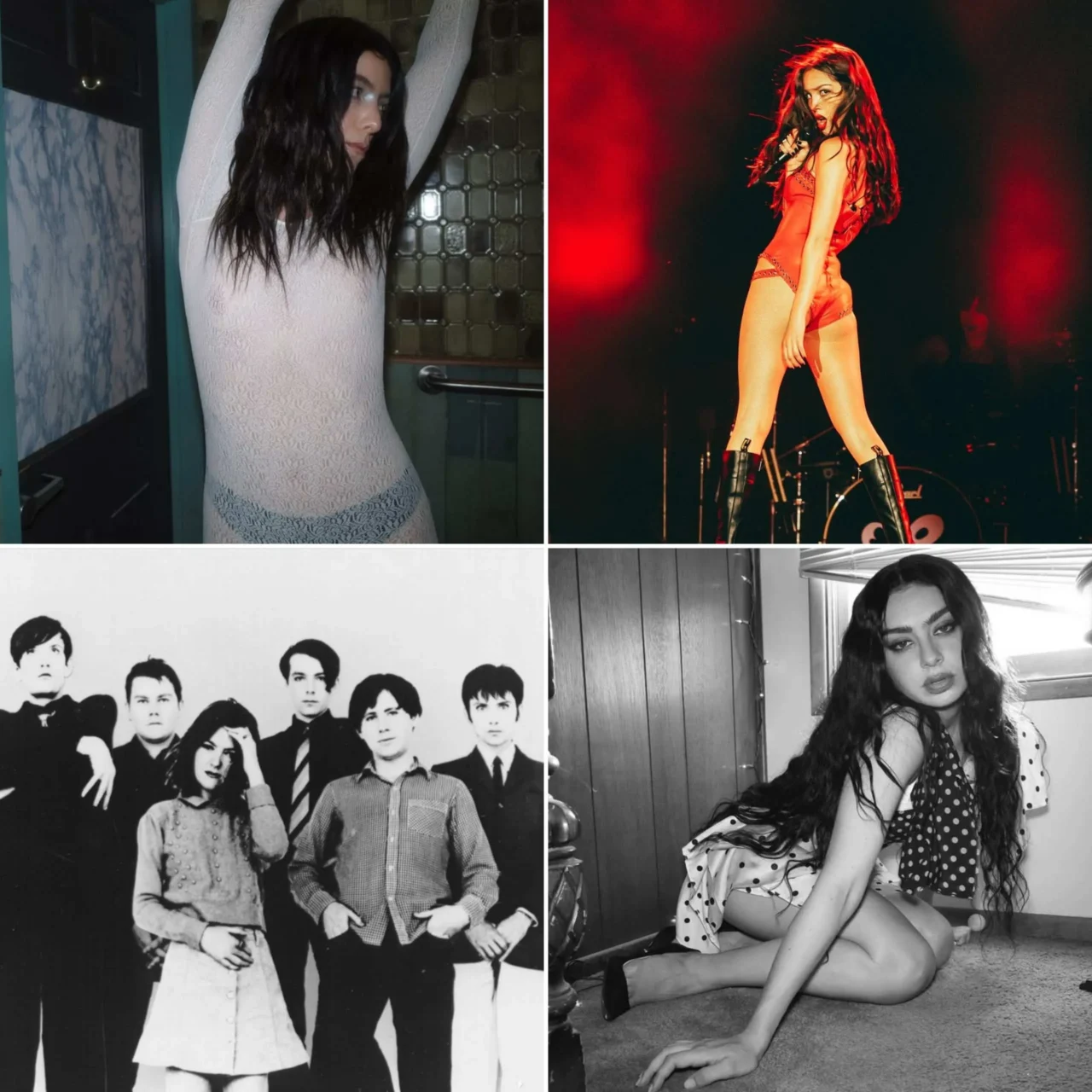 Lorde, Olivia Rodrigo, Pulp, and Charli XCX