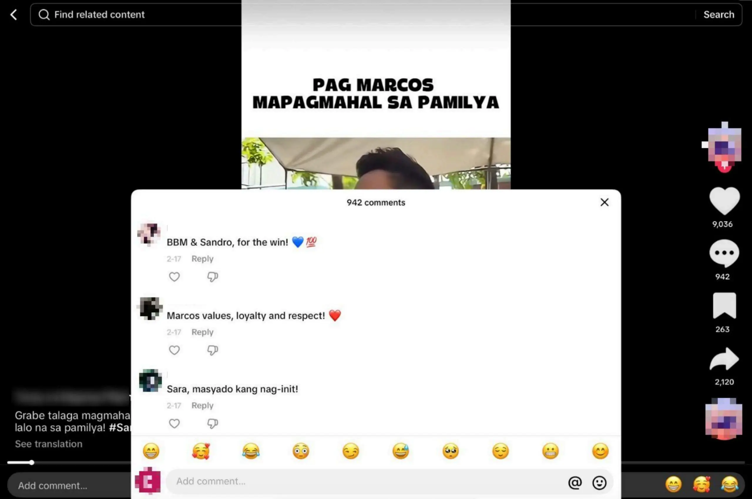 ai generated comments tiktok pro-marcos openai chatgpt