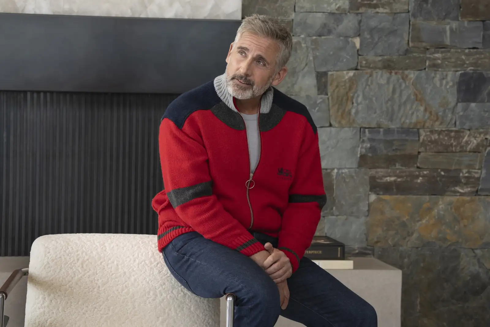 steve carrell as randall garett in mountainhead