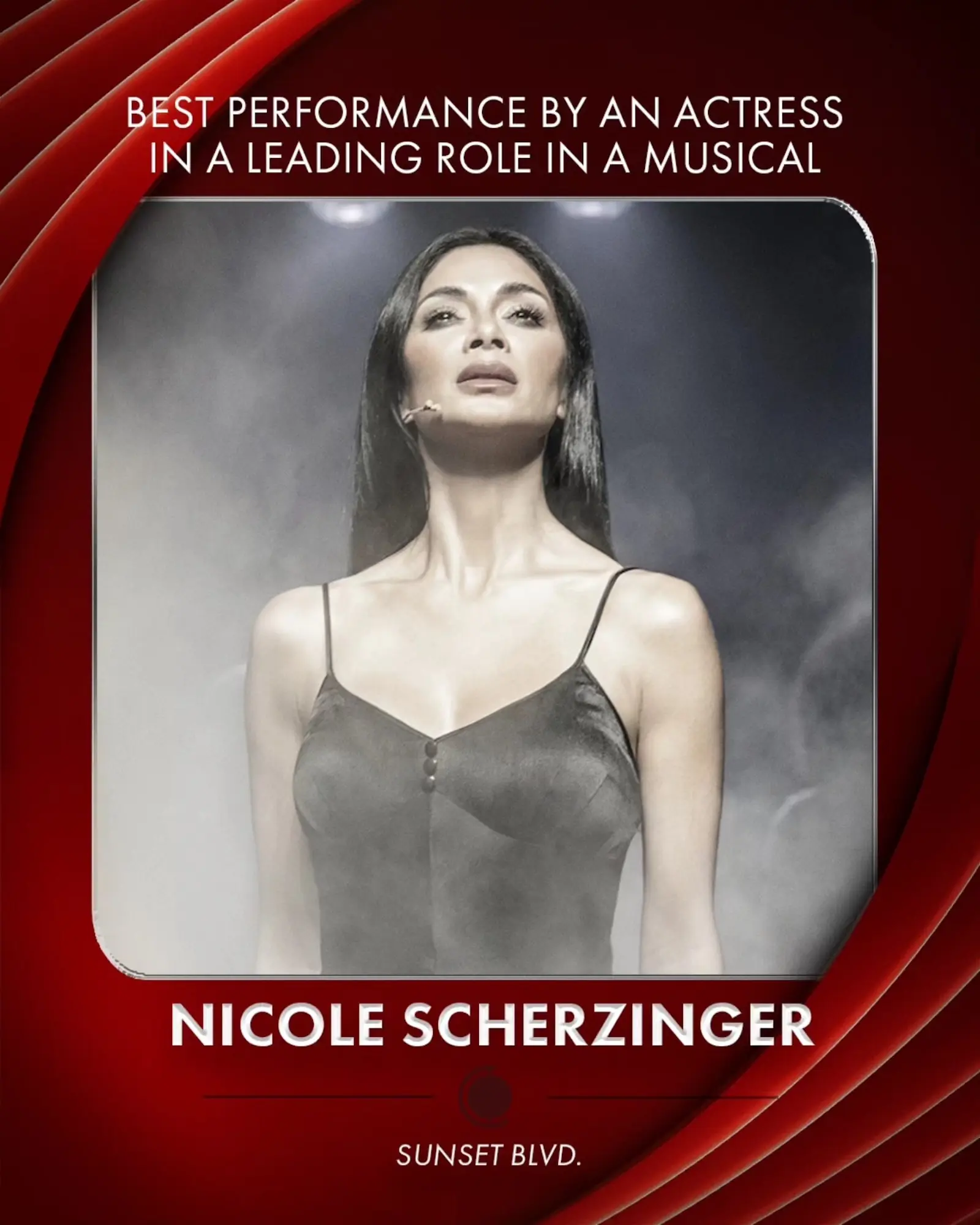 Nicole Scherzinger Tony Awards Sunset Boulevard