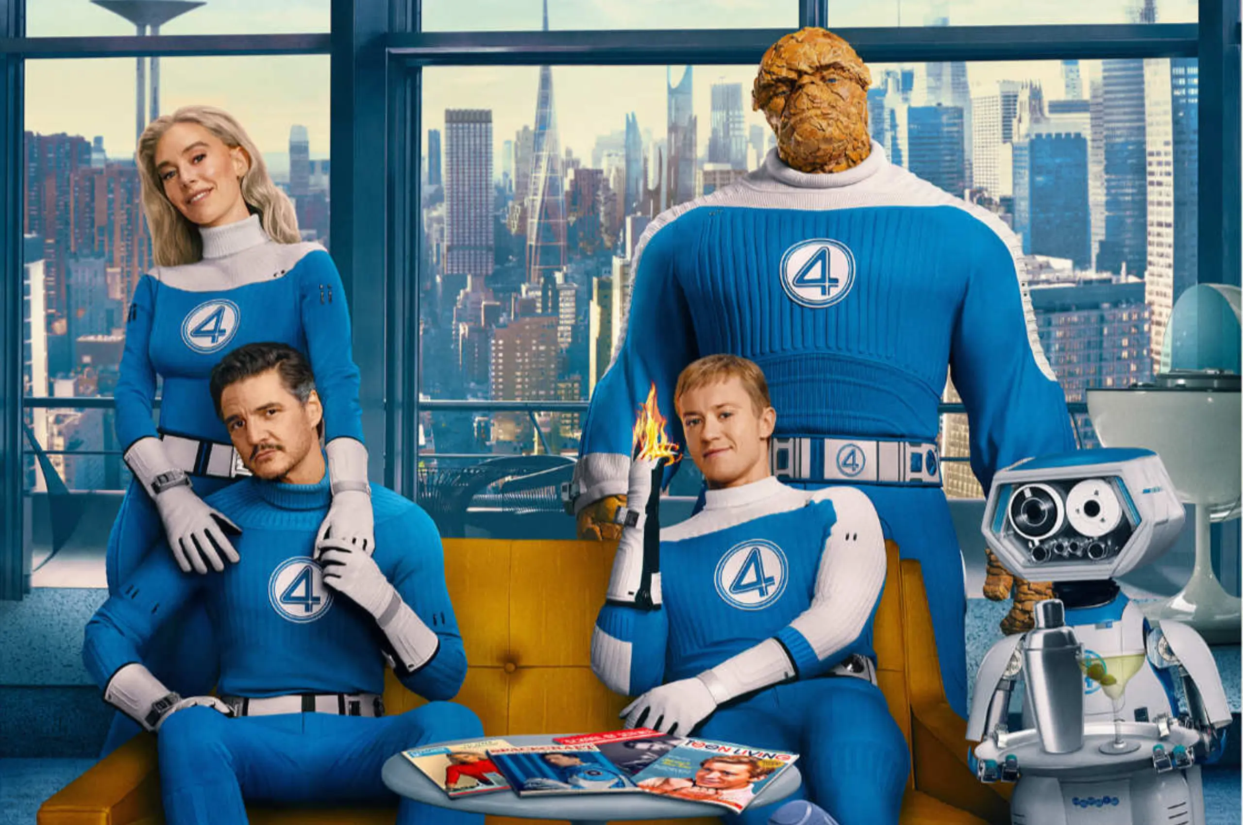 The cast of Fantastic Four, Photo from Marvel Studios