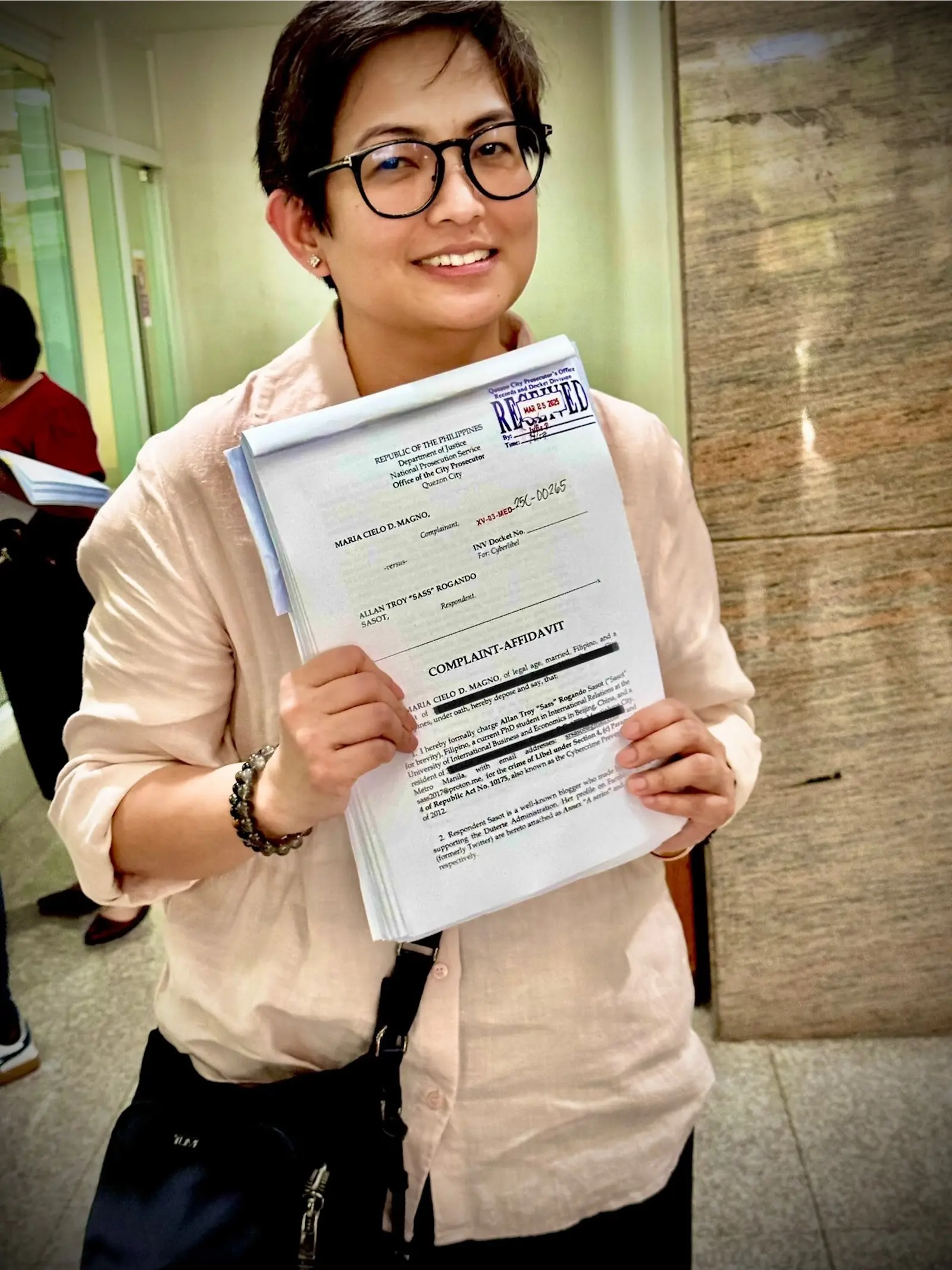 finance undersecretary cielo magno cyber libel sass sasot