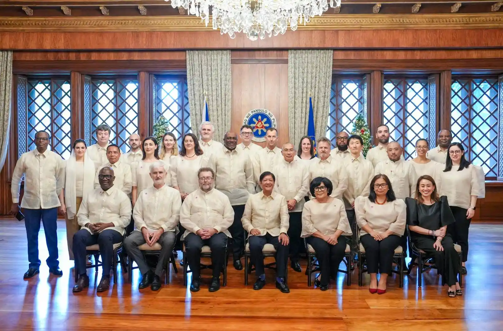 marcos with members of Fund for Responding to Loss and Damage
