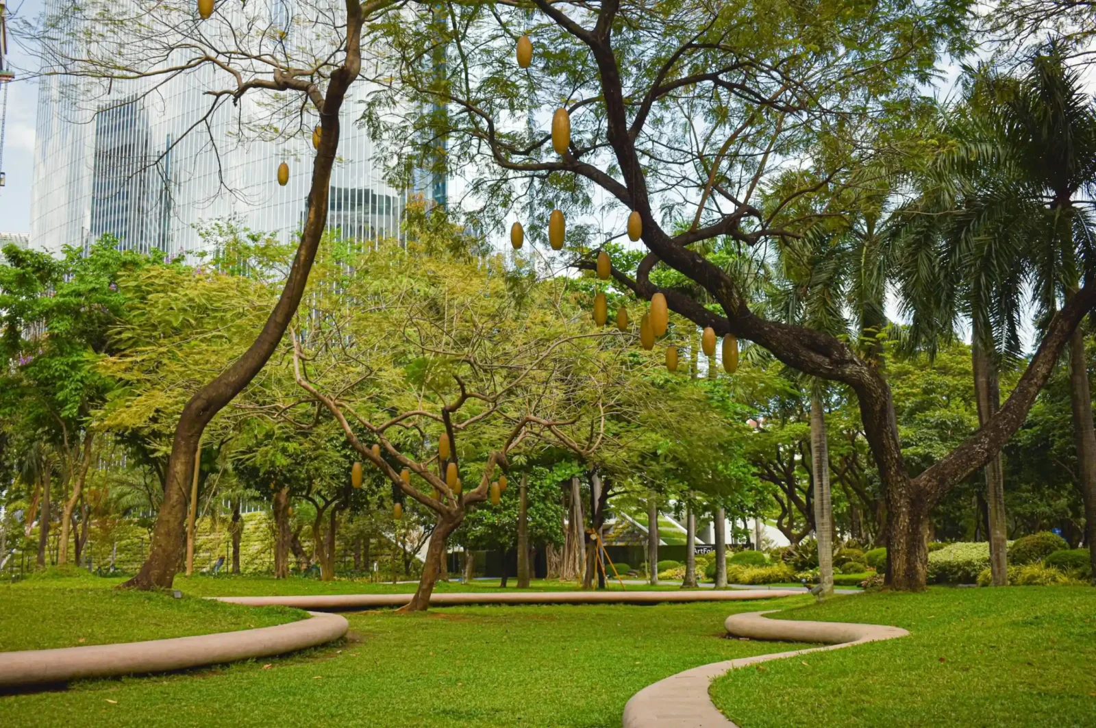 human nature connection ayala triangle gardens