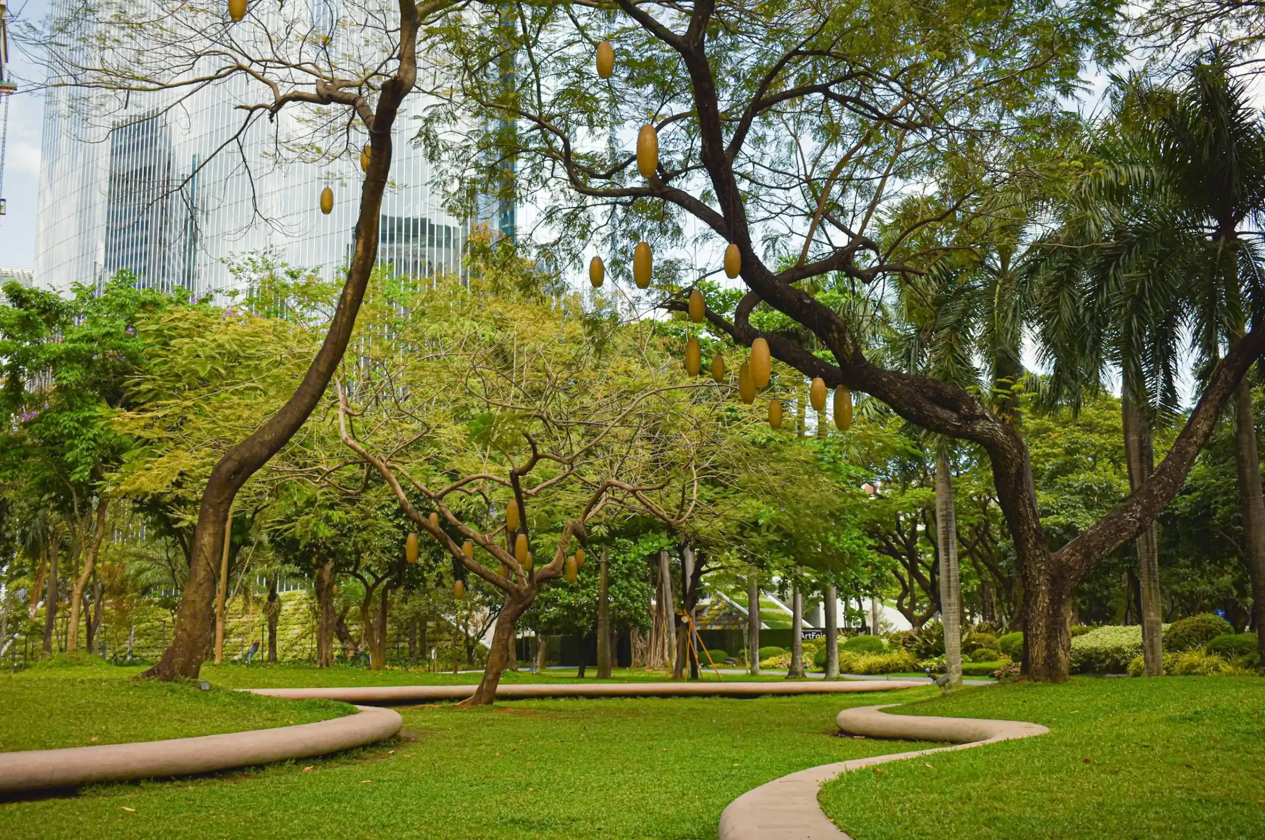 human nature connection ayala triangle gardens