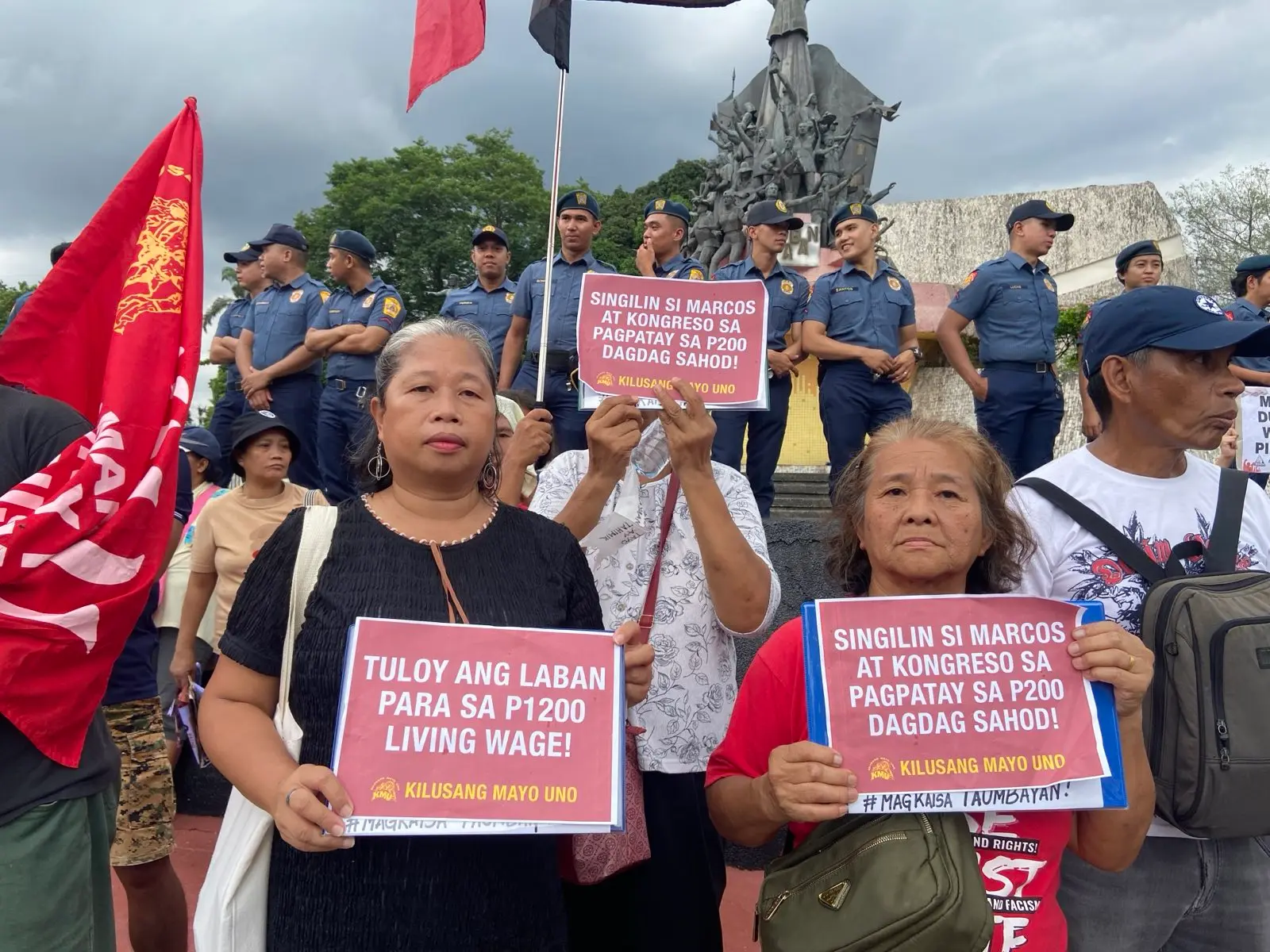 kilusang mayo uno wage hike protest