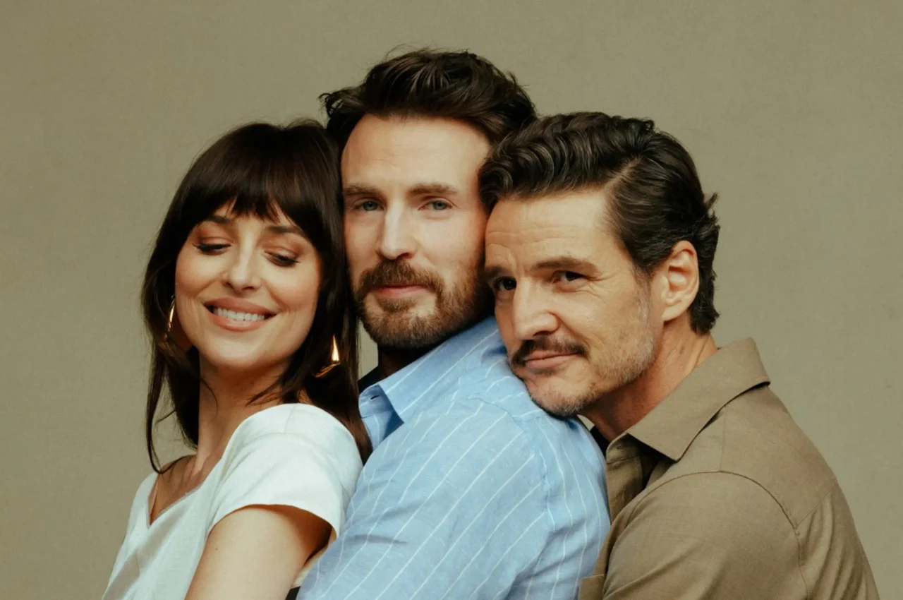 Dakota Johnson Chris Evans Pedro Pascal