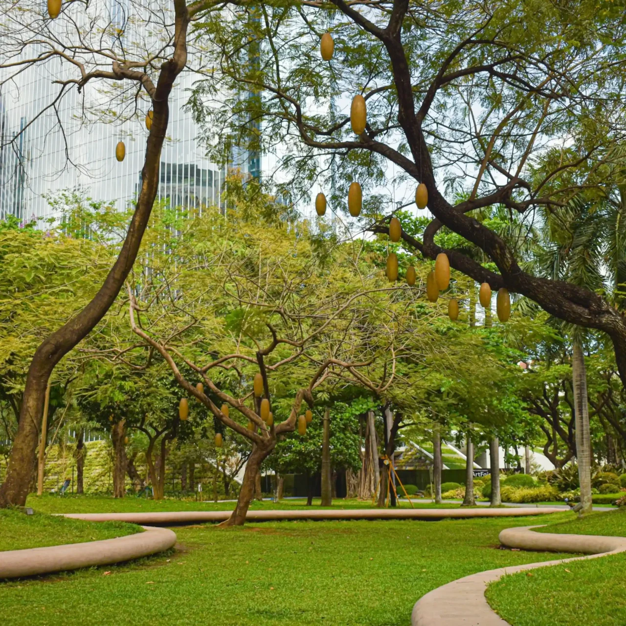 human nature connection ayala triangle gardens
