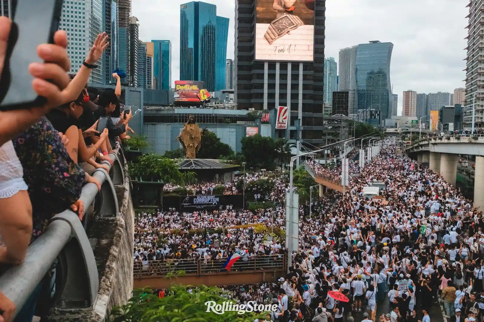 protesters at trillion peso march edsa rally