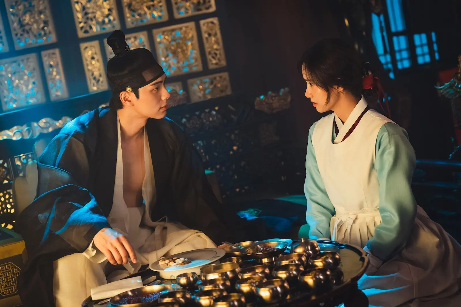 Lee Chae-min and Lim Yoon-a