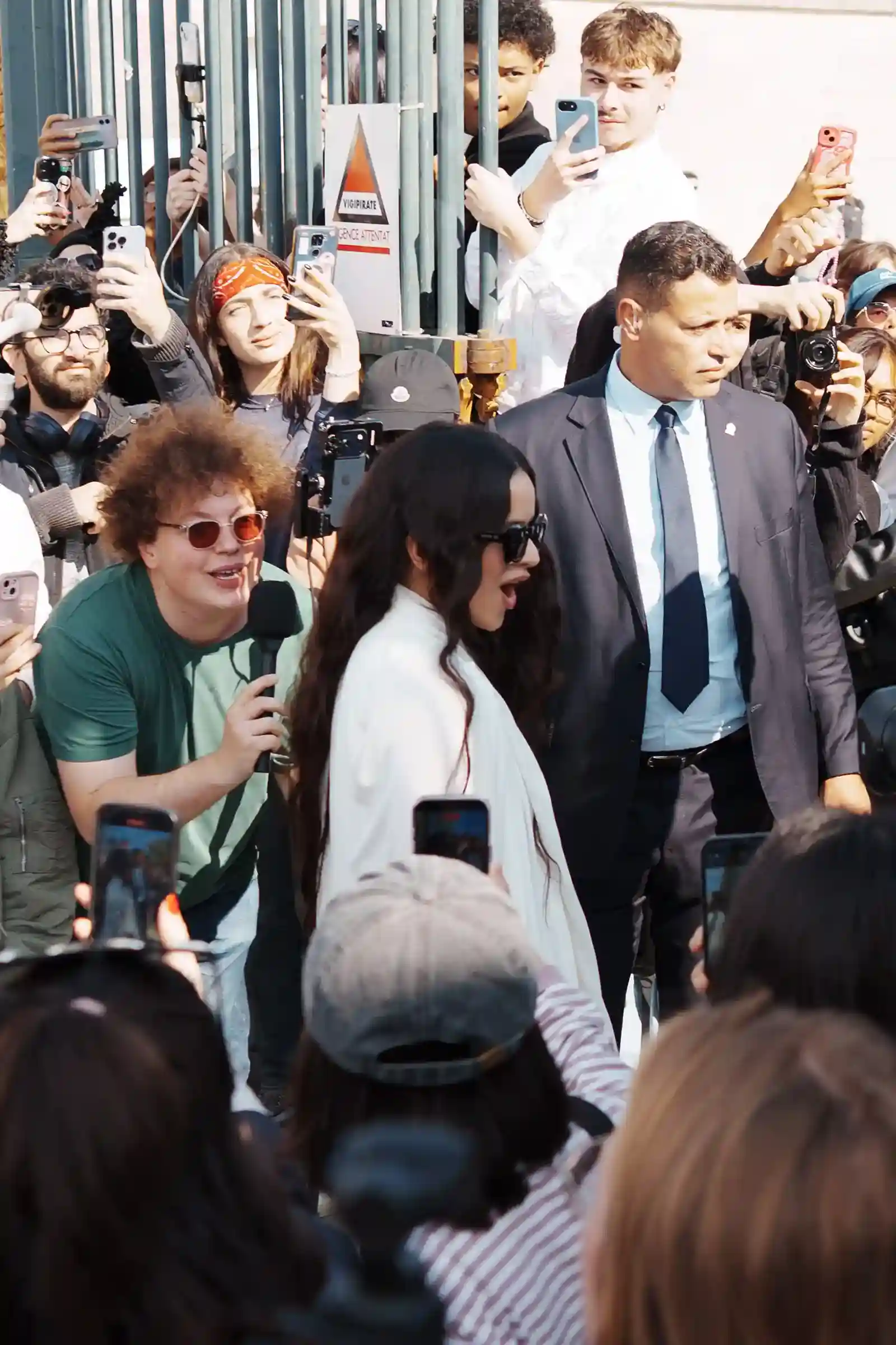 rosalia at dior ss26 paris fashion week