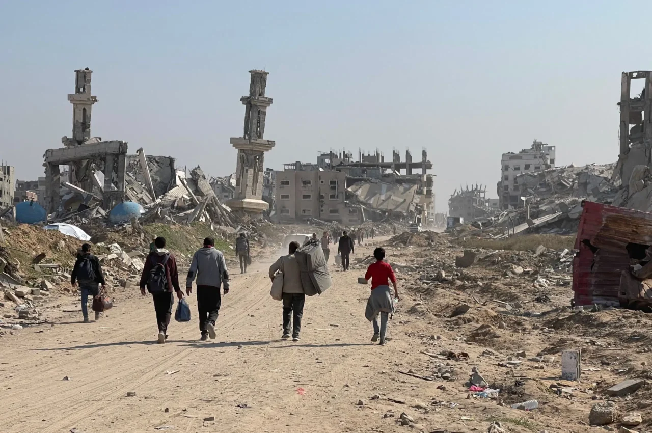 gaza strip palestine displaced palestinians