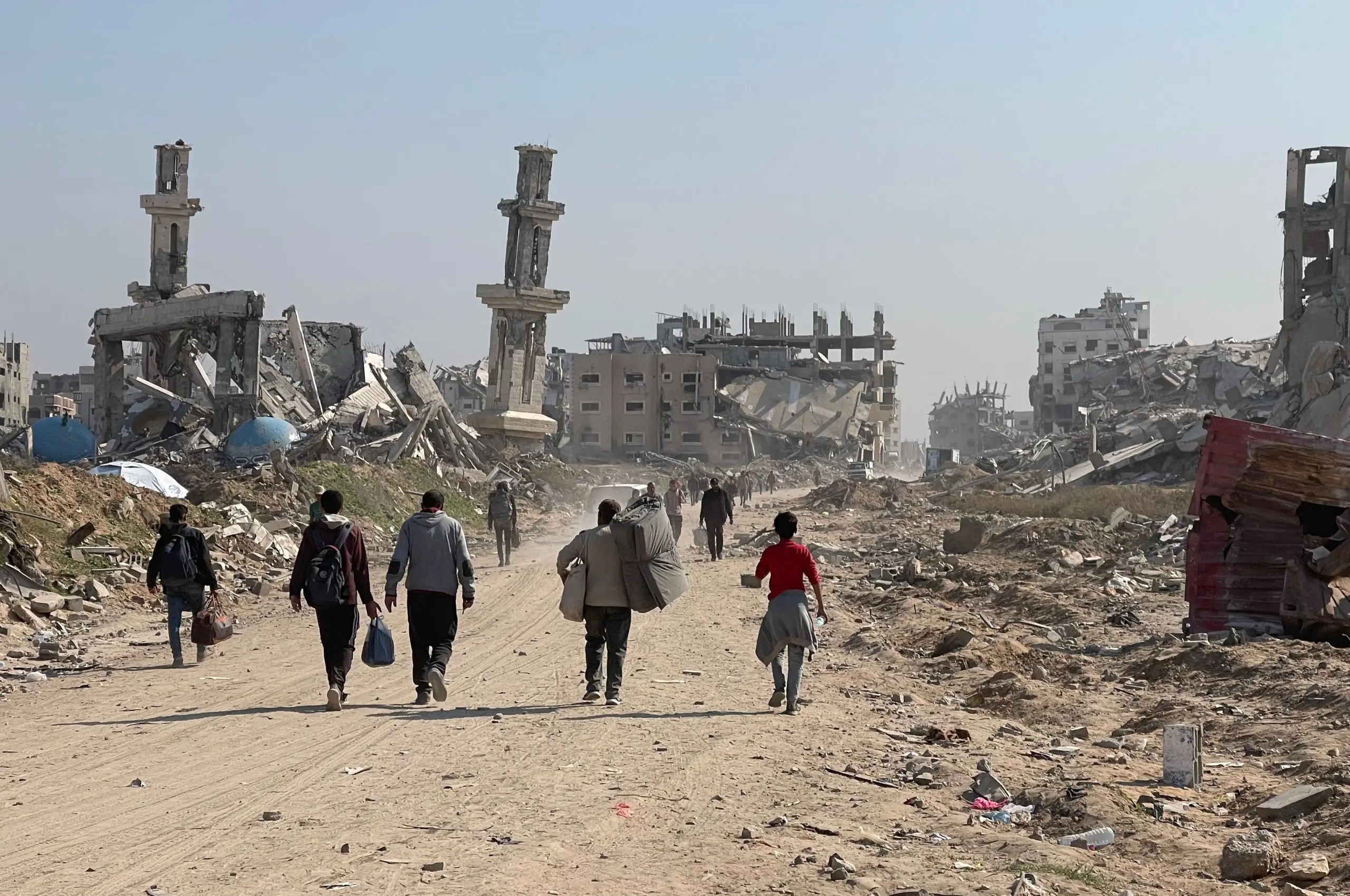 gaza strip palestine displaced palestinians