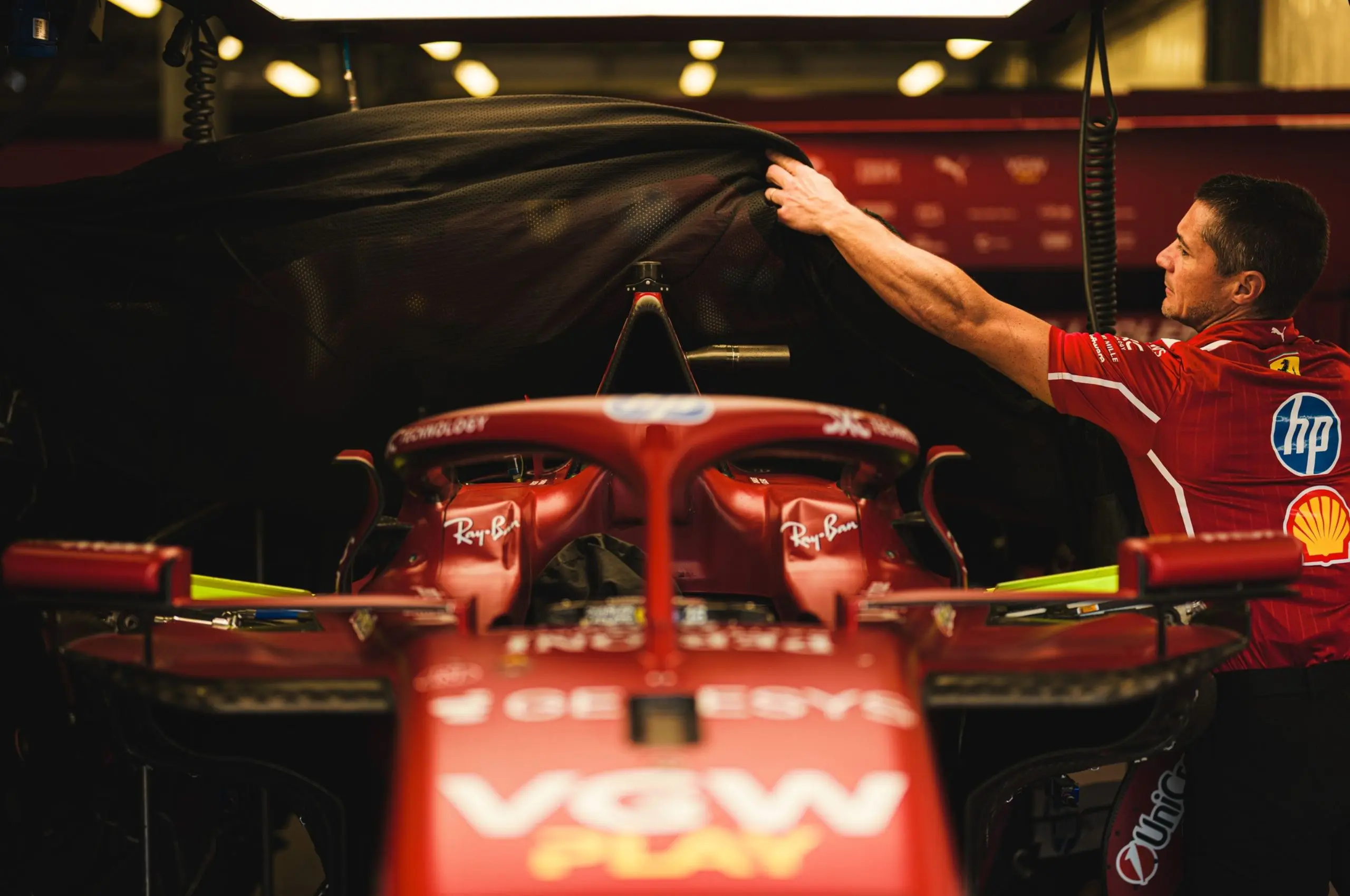 thumbnail image 2 of Charles Leclerc & Lewis Hamilton 2025 F1 Mouse Mat – Scuderia GP Design – Made In UK 2 of 6