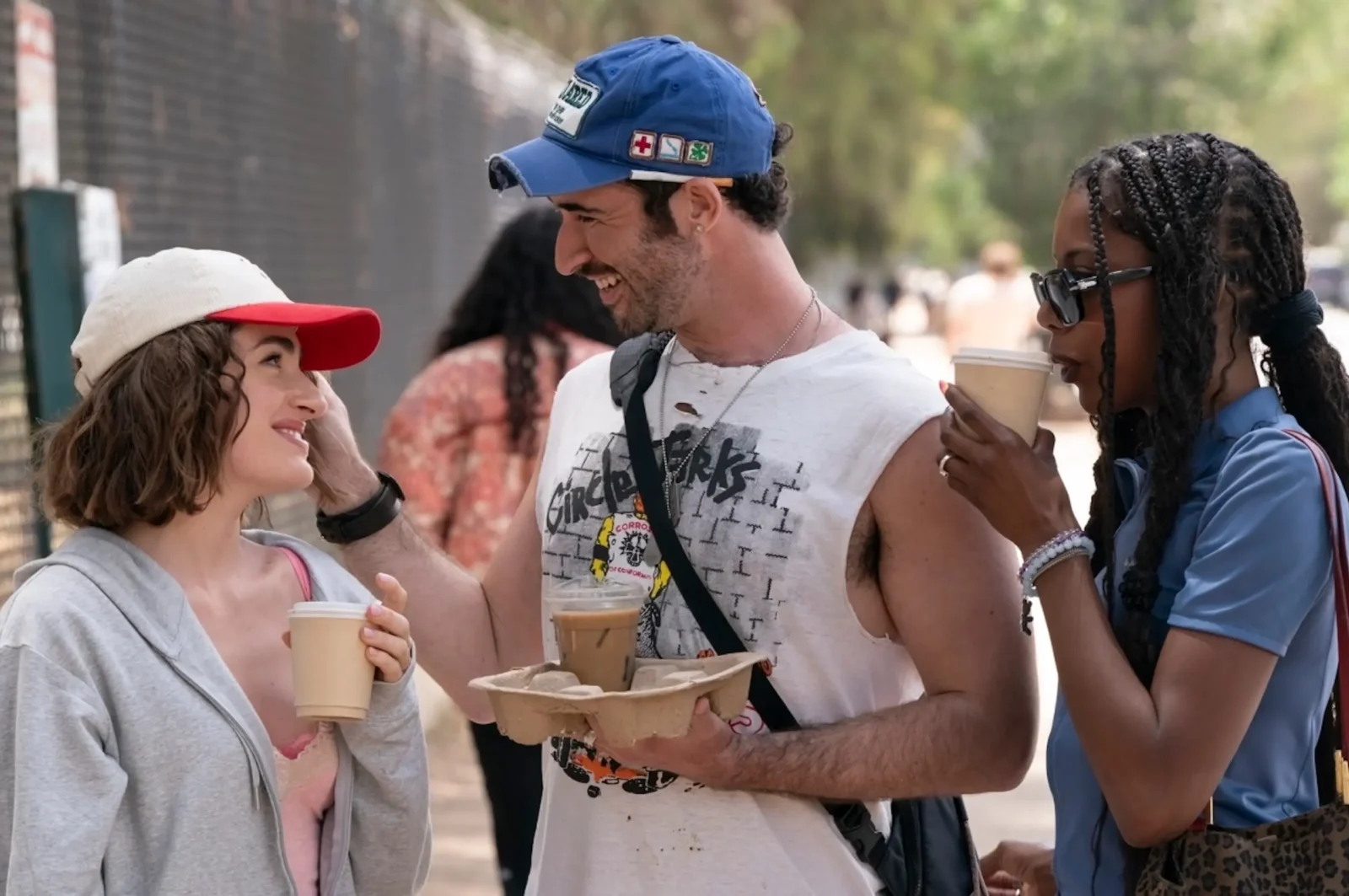 Rachel Sennott, Jordan Firstman, and True Whitaker