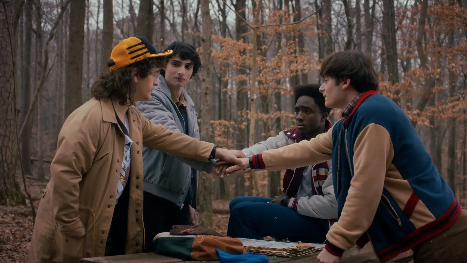 Gaten Matarazzo, Finn Wolfhard, Caleb McLaughlin, Noah Schnapp