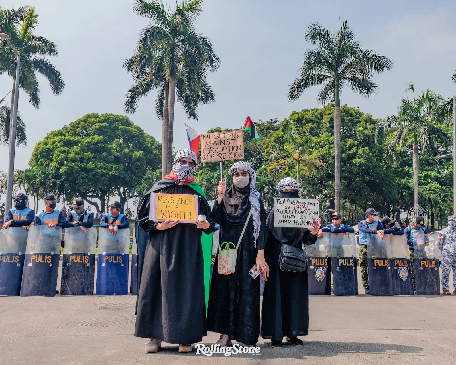 luneta palestine protesters