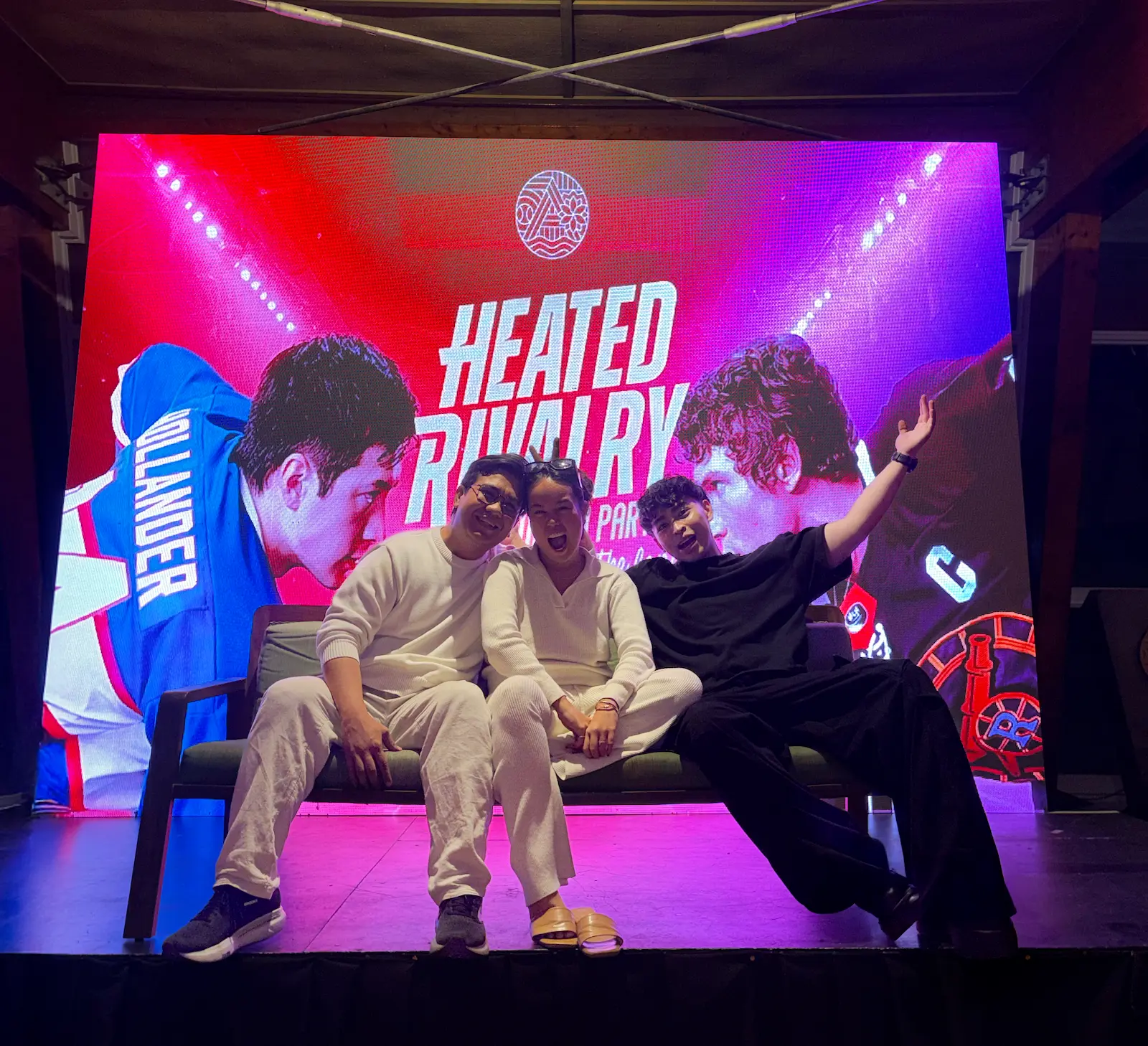 AJ Han, John Marick Castillo, and Tess Dimataga