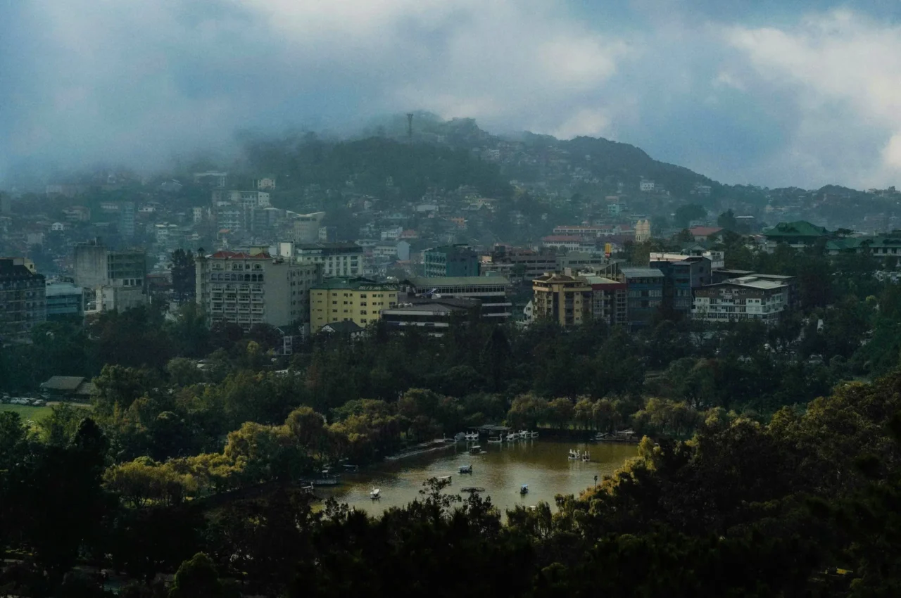 baguio temperature drop flu season
