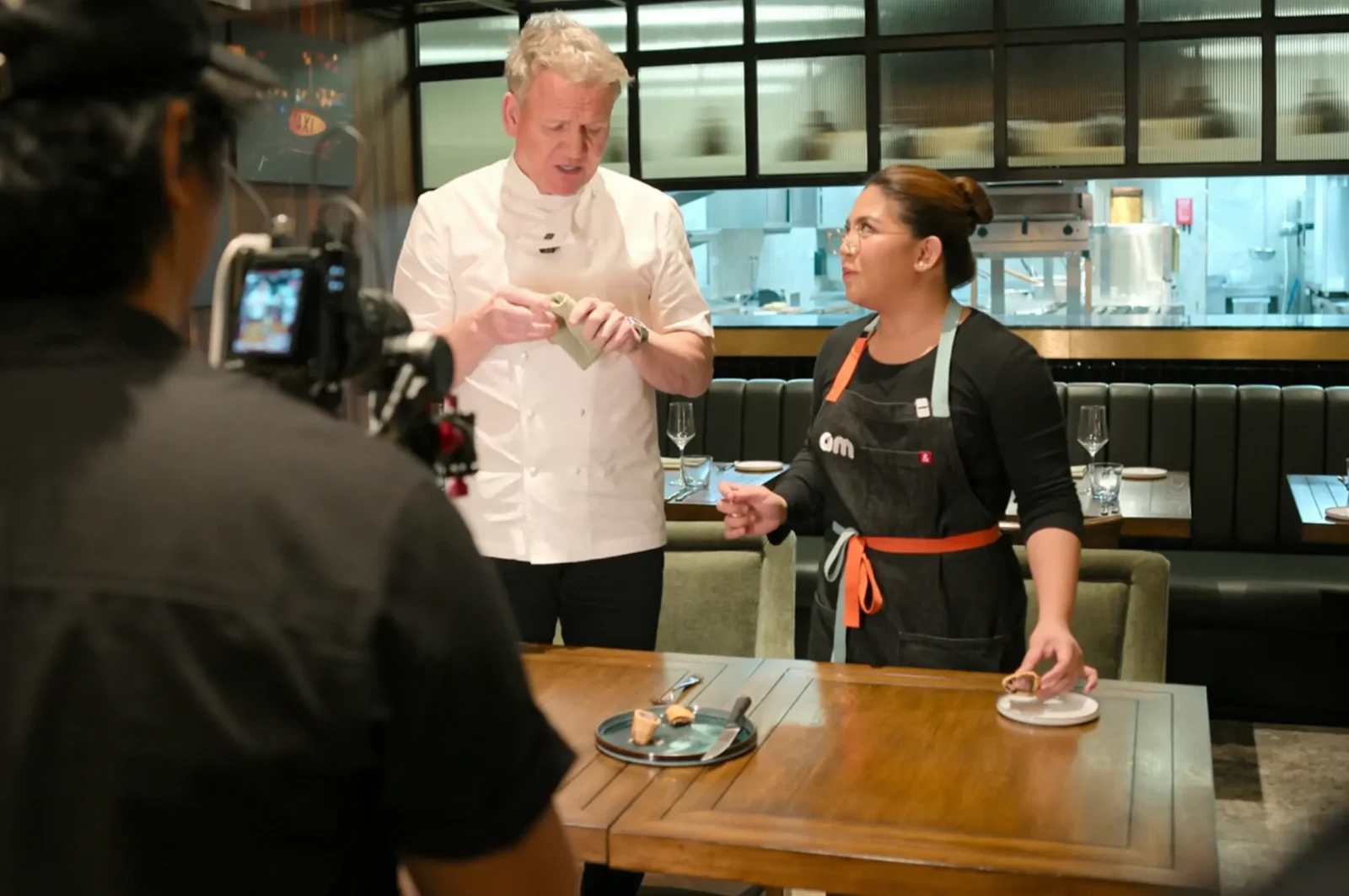 Gordon Ramsay and Abi Marquez