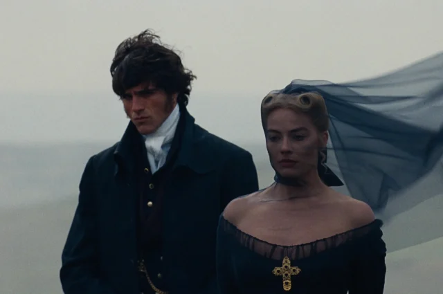 Jacob Elordi and Margot Robbie in Wuthering Heights. Photo courtesy of Warner Bros. Pictures